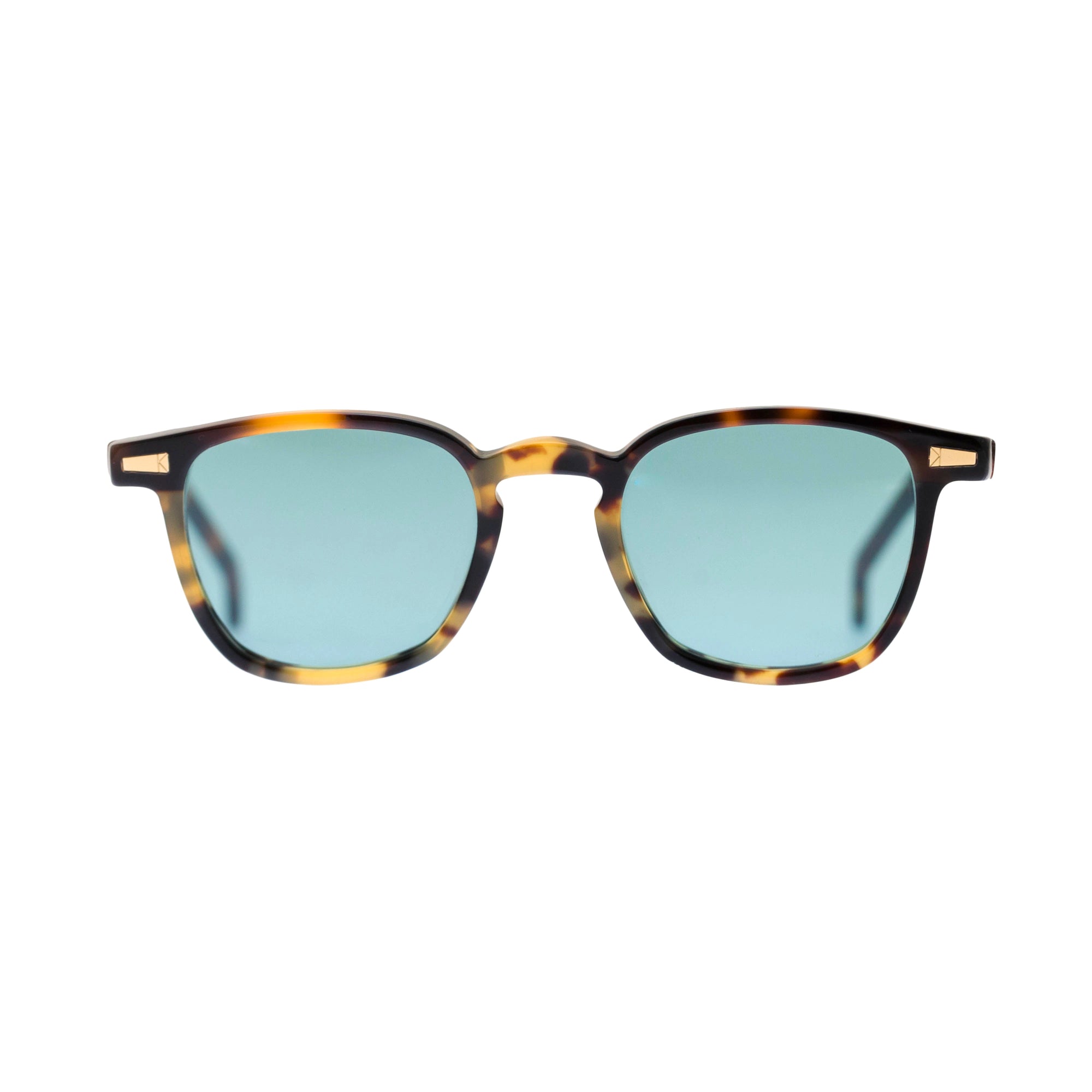 Kyme Eyewear Fernando: squared vintage sunglasses. Color Honey, Material Acetate cellulose, Size Small