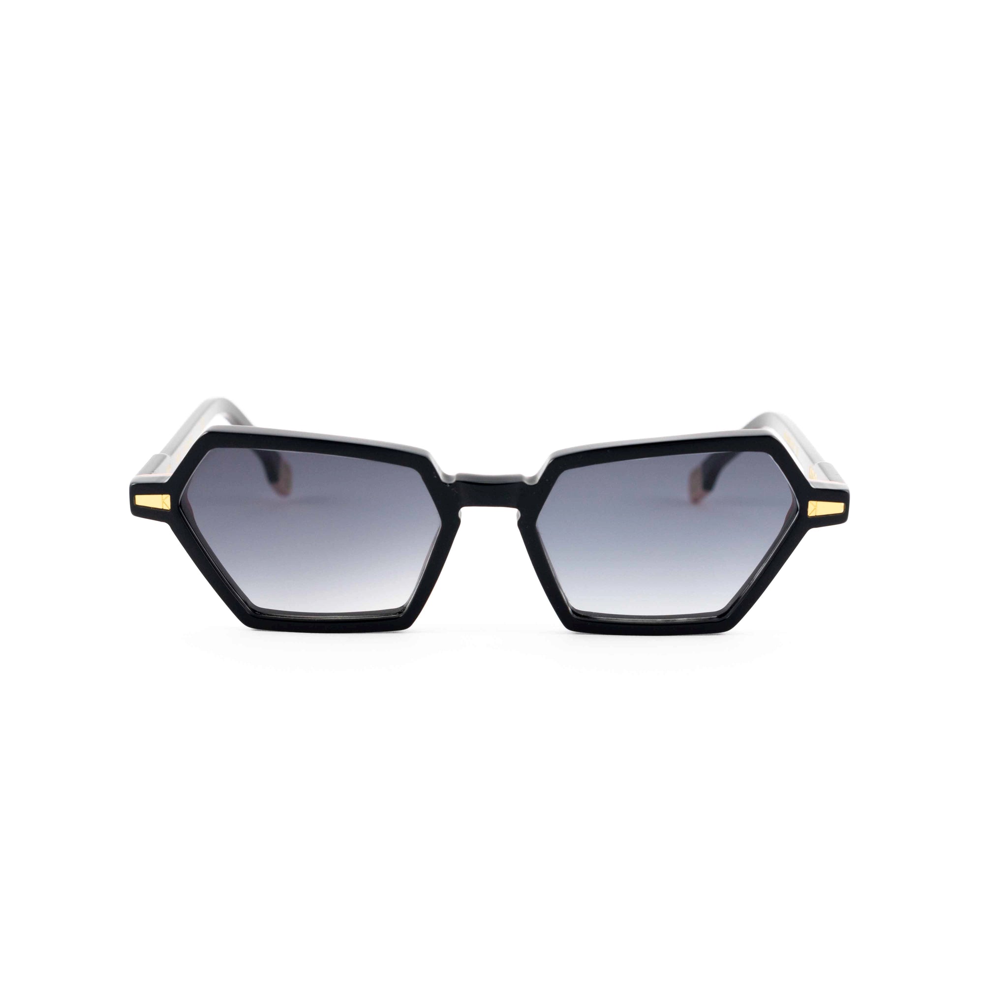 Kyme Eyewear Leya: cat-eye sunglasses. Color Dark avana, Material Acetate cellulose, Size Medium