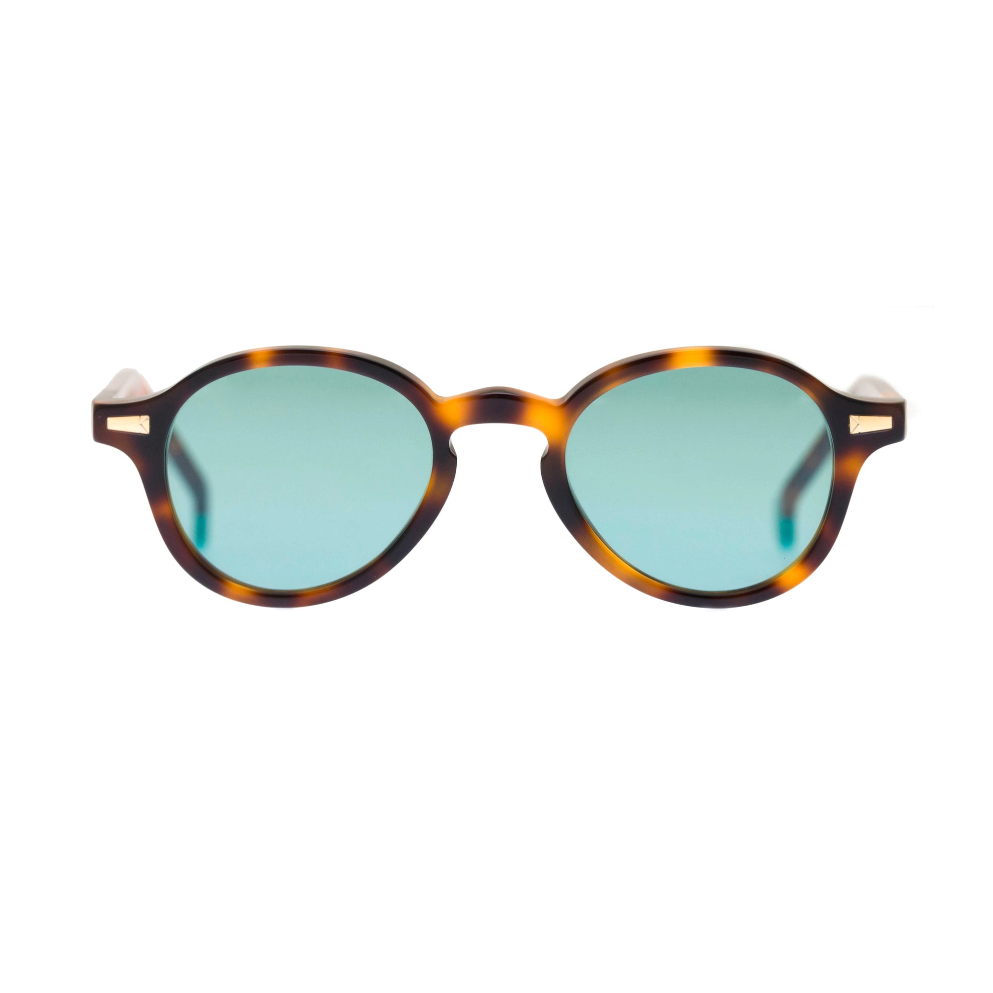 Kyme Eyewear Ezio: aviator vintage sunglasses. Color Tortoise, Material Acetate cellulose, Size Small