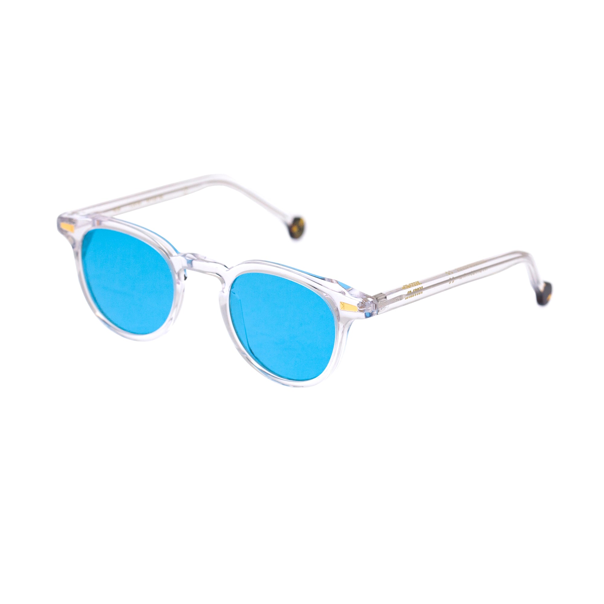 Kyme Eyewear Bob: pantos vintage sunglasses. Color Champagne, Material Acetate cellulose, Size Small