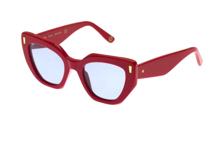 Kyme Eyewear Ipanema: oversize cat-eye sunglasses. Color Black, Material Acetate cellulose, Size Medium