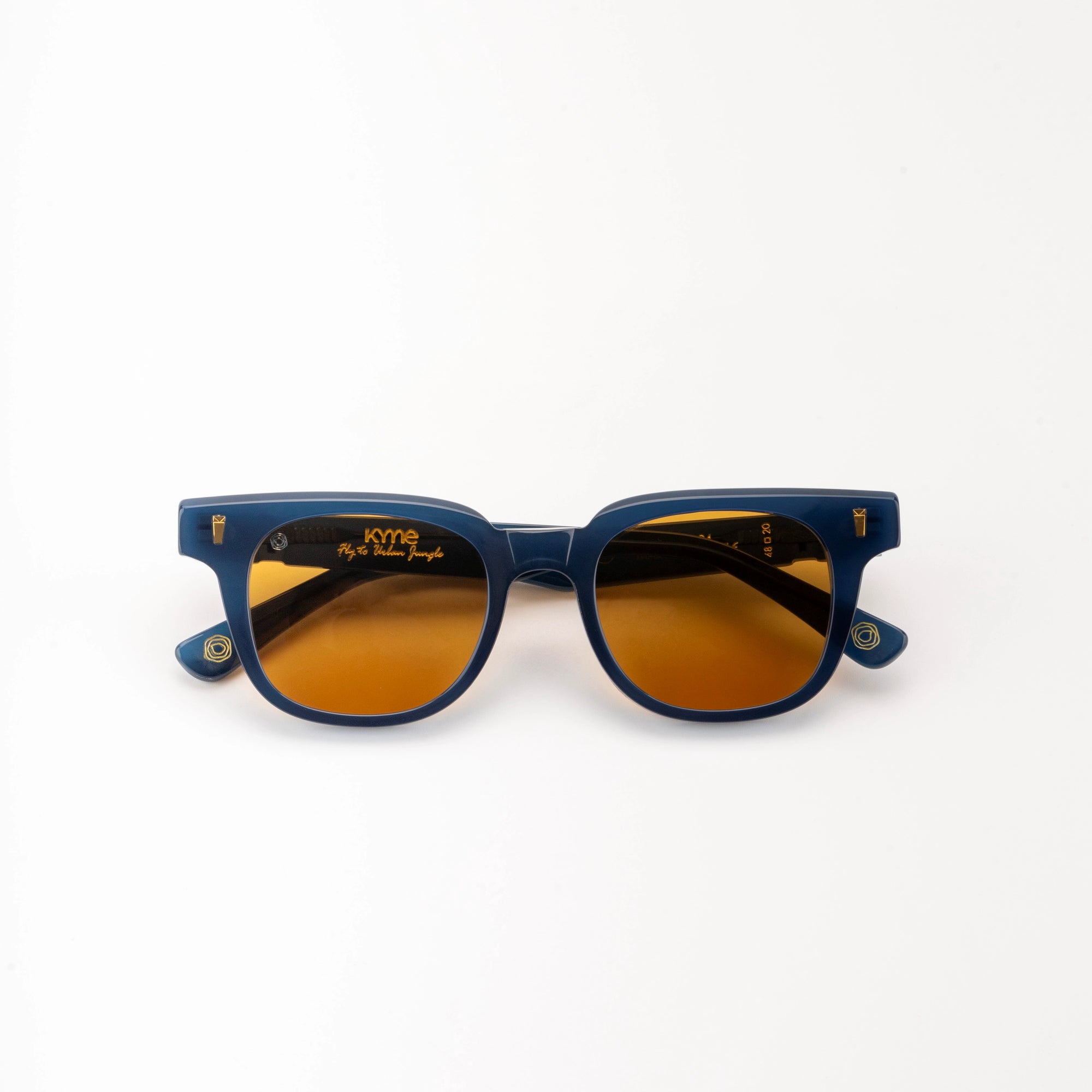 Kyme Eyewear Fly to Urban Justin Sunglasses. Color Blue, Material Acetate cellulose, Size Medium