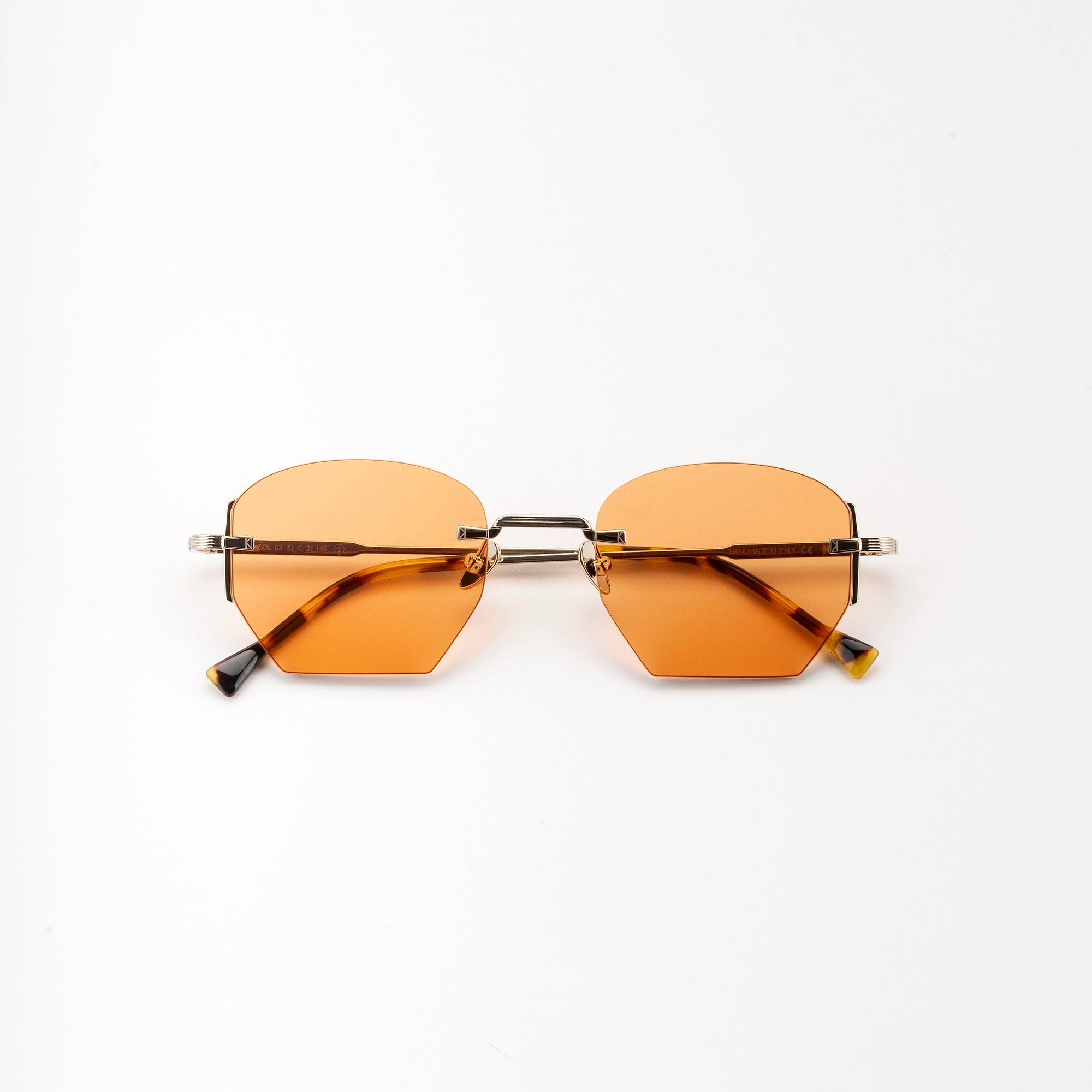 Kyme Eyewear Glasant Ezra Sunglasses. Color Lens Yellow, Material Acetate cellulose, Size Medium