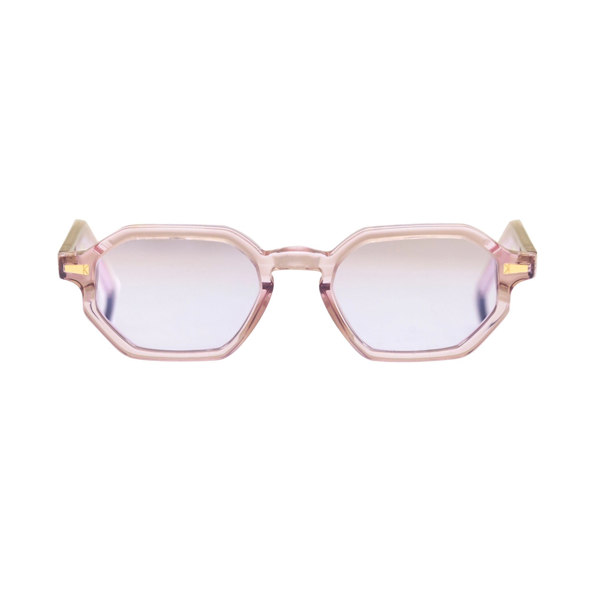 Kyme Eyewear Otis: octagonal vintage sunglasses. Color Tortoise, Material Acetate cellulose, Size Small