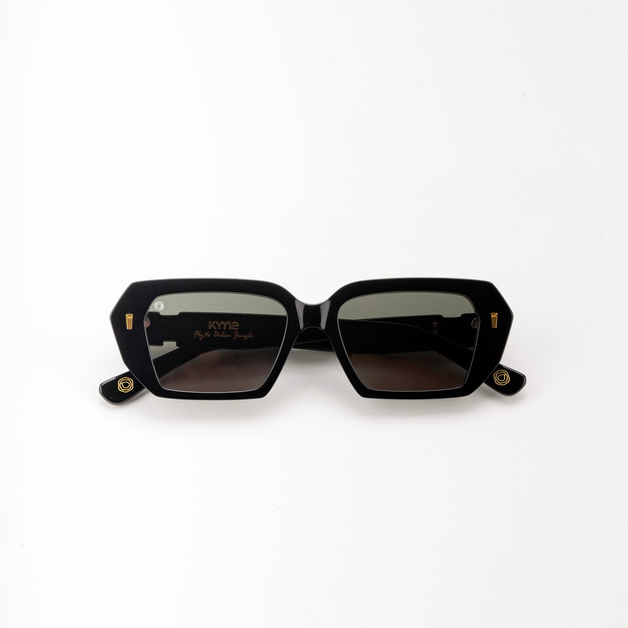 Kyme Eyewear Fly to Urban Rylee Sunglasses. Color Black, Material Acetate cellulose, Size Medium