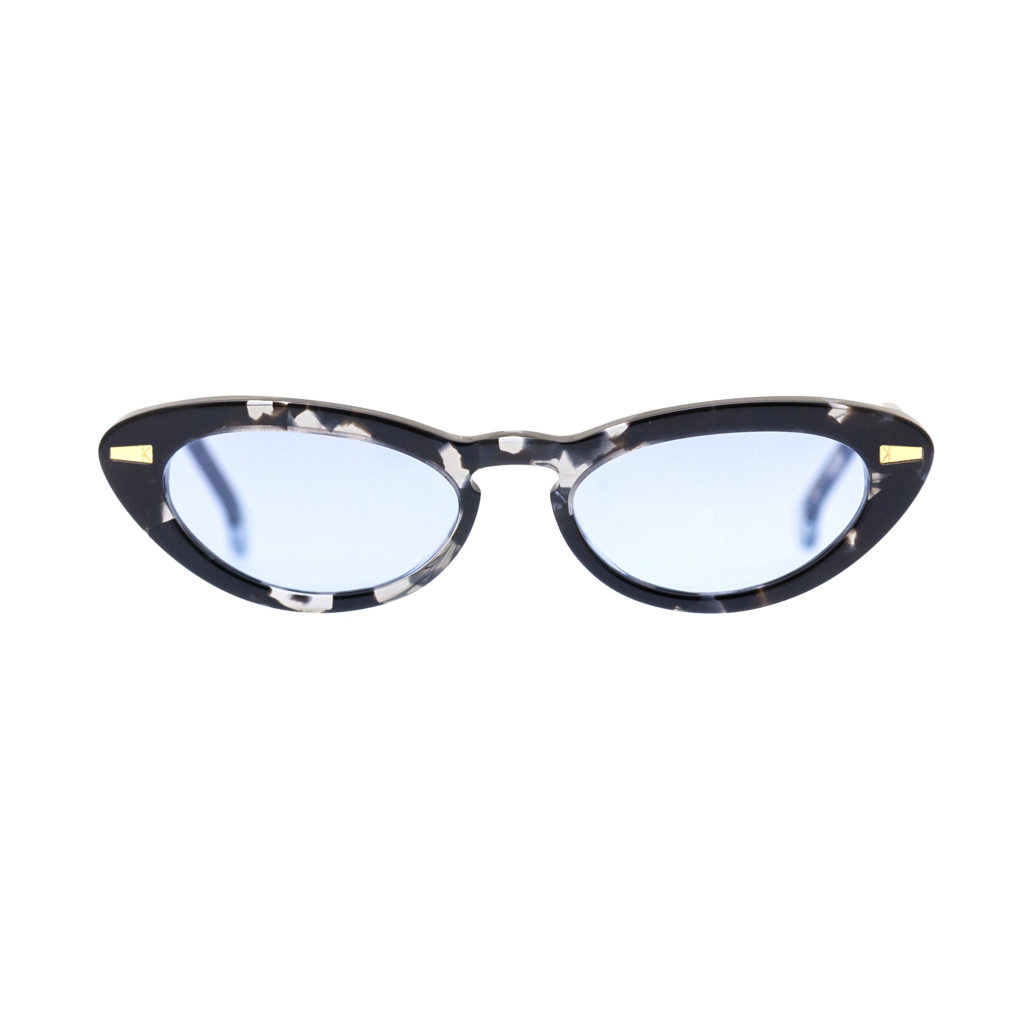 Kyme Eyewear Carmen: butterlfy vintage sunglasses. Color Camouflage black, Material Acetate cellulose, Size Medium