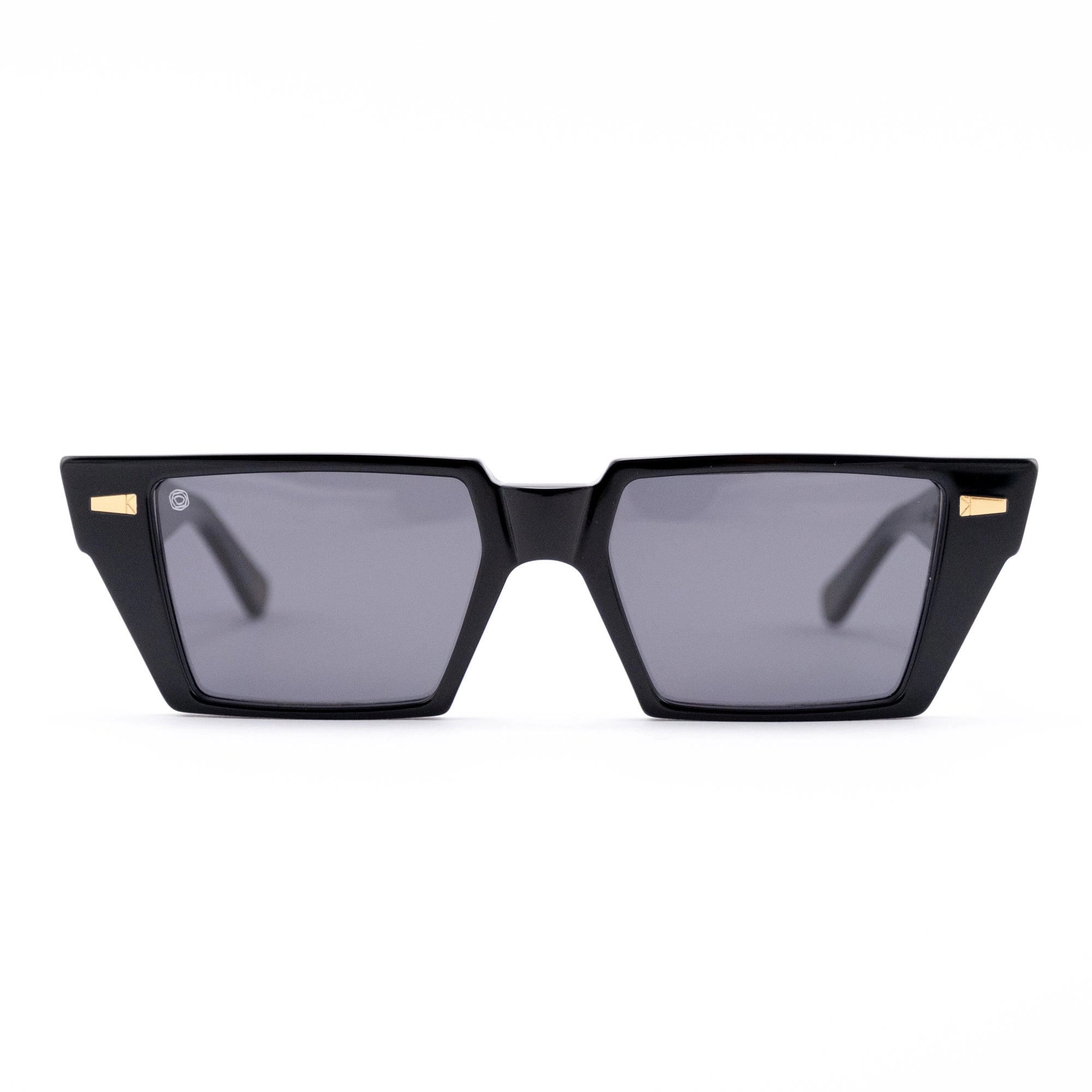 Kyme Eyewear Hype: cat-eye rectangular streetwear sunglasses. Color Avana, Material Acetate cellulose, Size Large