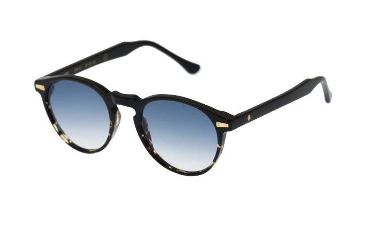 Kyme Eyewear Miki: original pantos vintage sunglasses. Bicolor blue/gray, Material Acetate ellulose