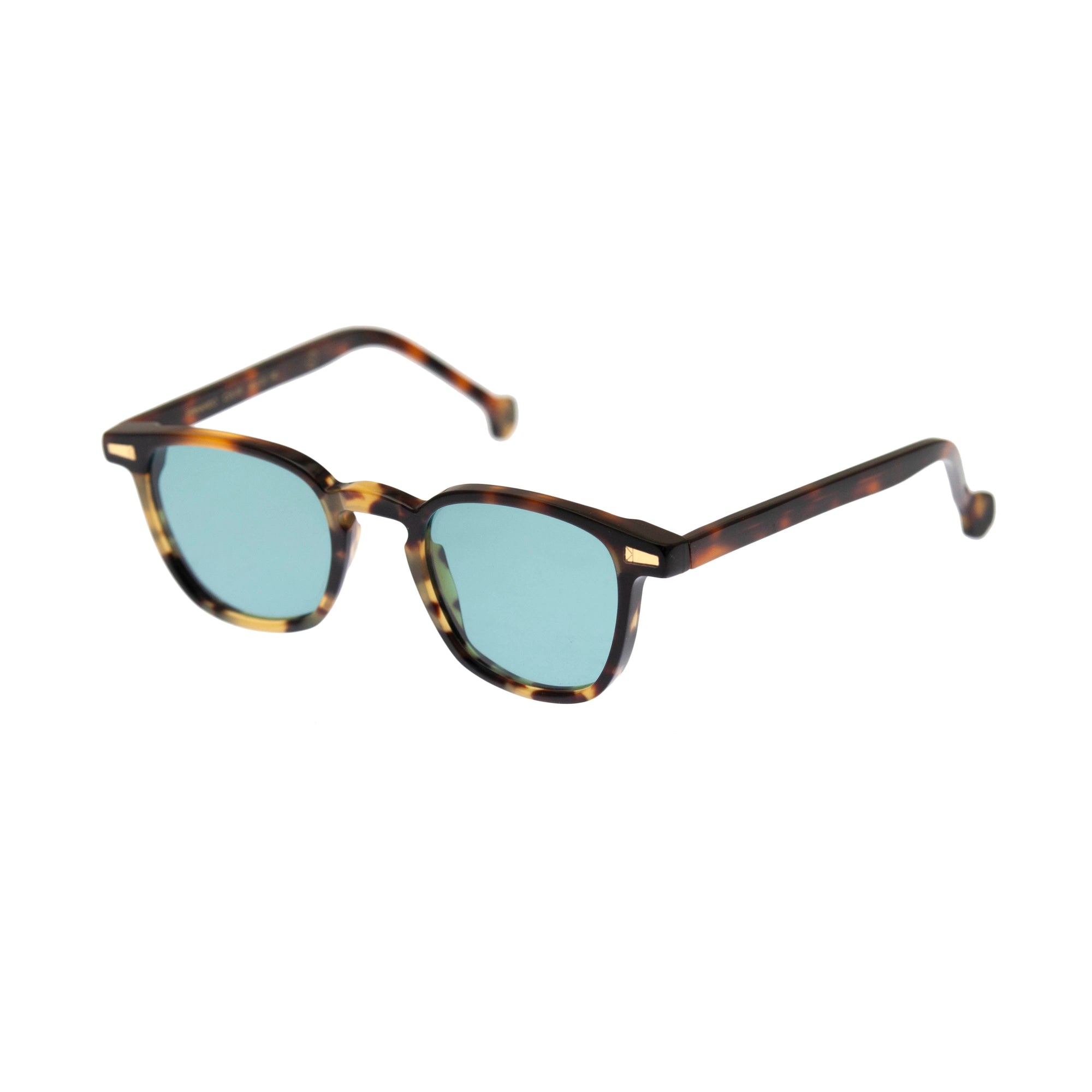 Kyme Eyewear Fernando: squared vintage sunglasses. Color Miel, Material Acetate cellulose, Size Medium