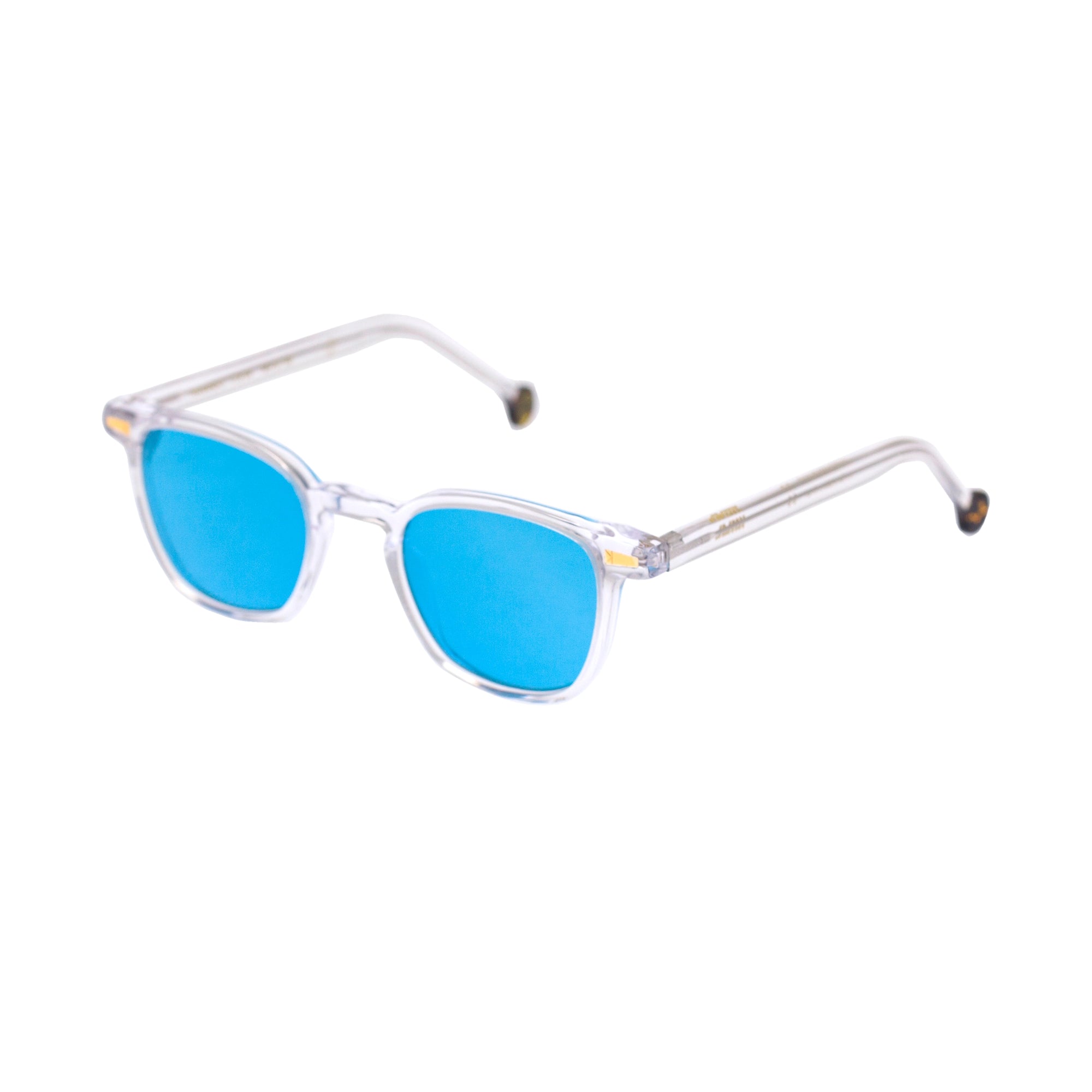 Kyme Eyewear Fernando: squared vintage sunglasses. Color White, Material Acetate cellulose, Size Medium