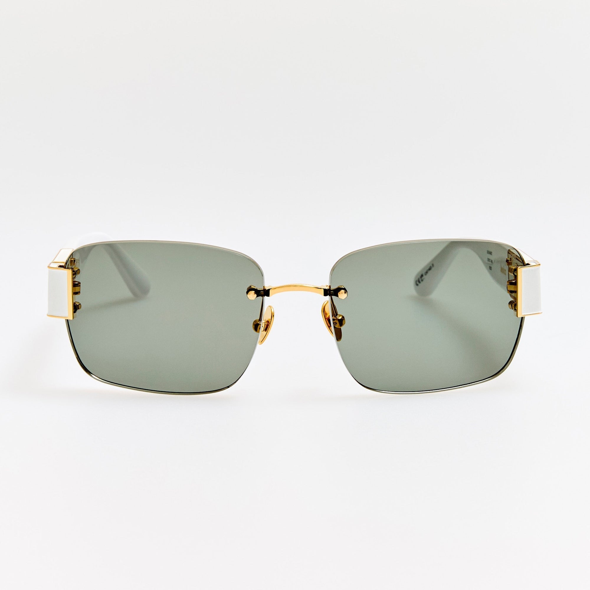 Jessica Sunglasses in White and Grey