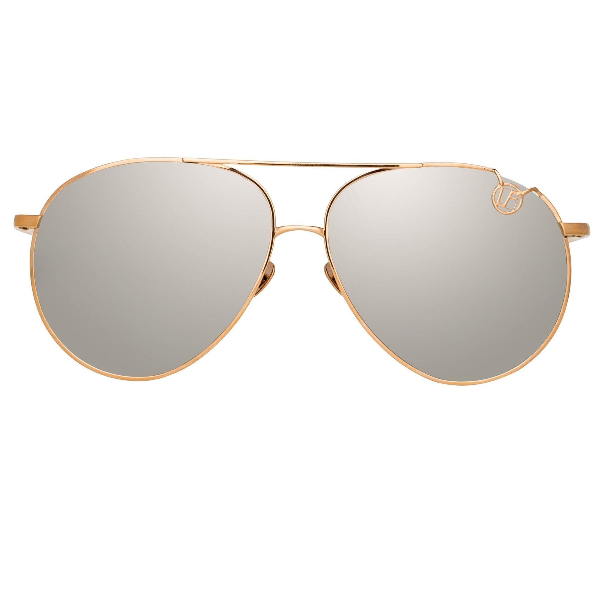 Joni Sunglasses in 18K Rose Gold and Platinum