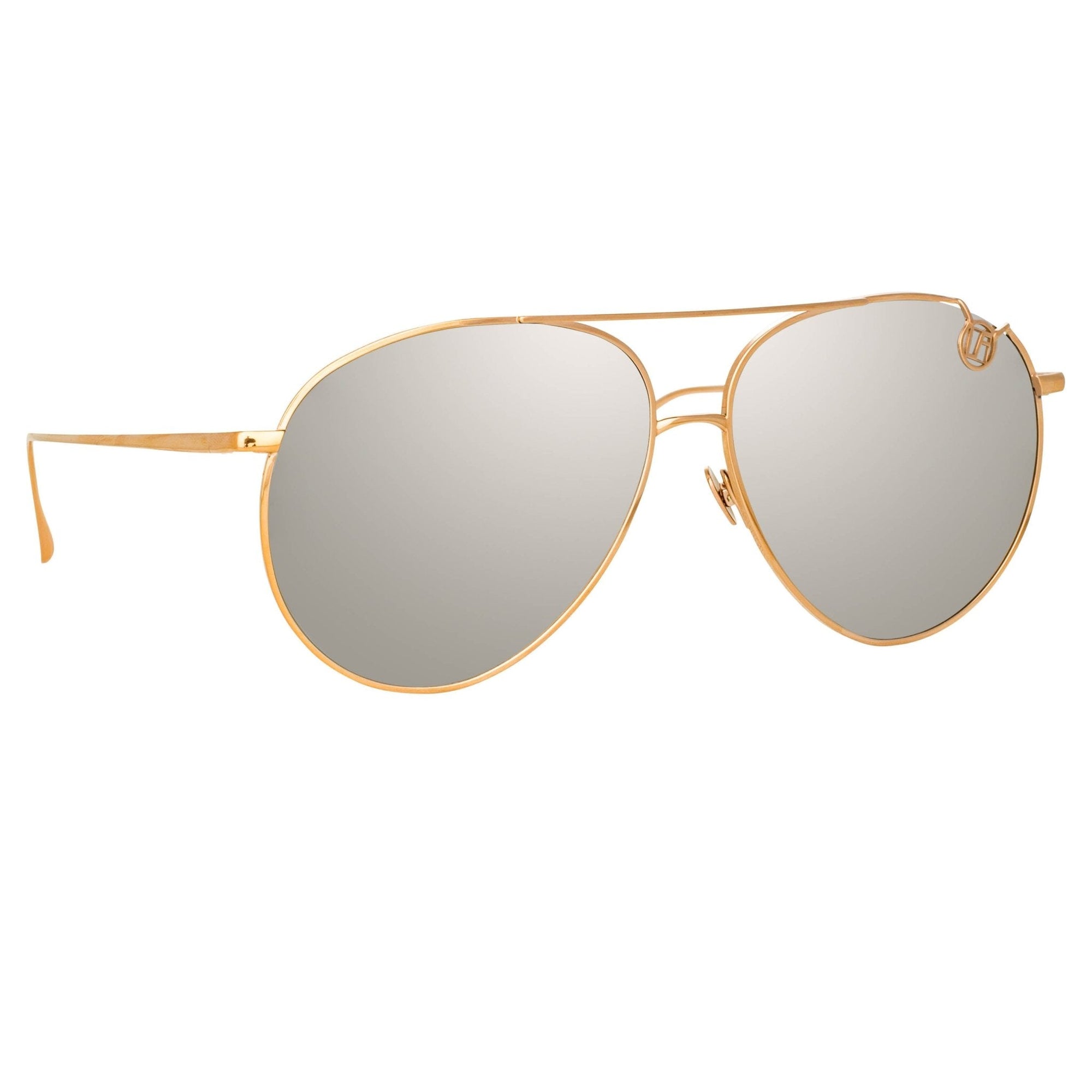 Joni Sunglasses in 18K Rose Gold and Platinum
