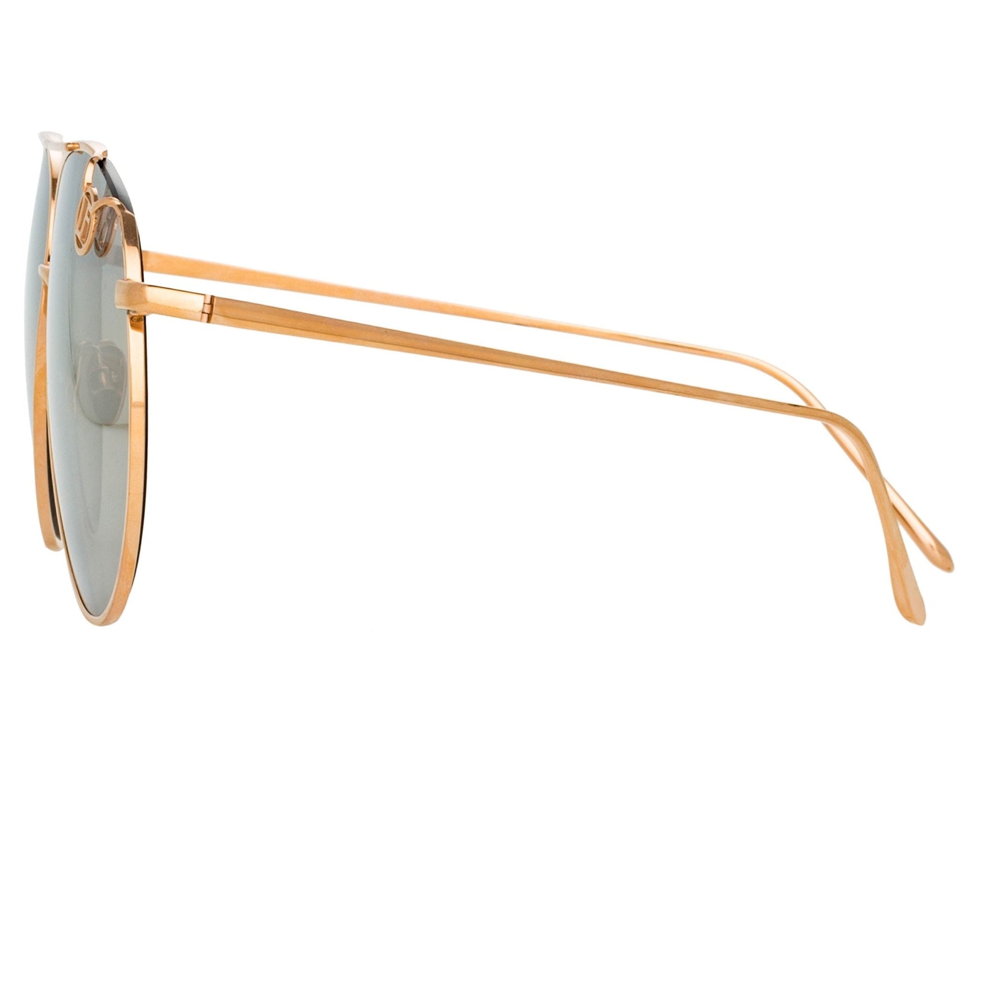 Joni Sunglasses in 18K Rose Gold and Platinum