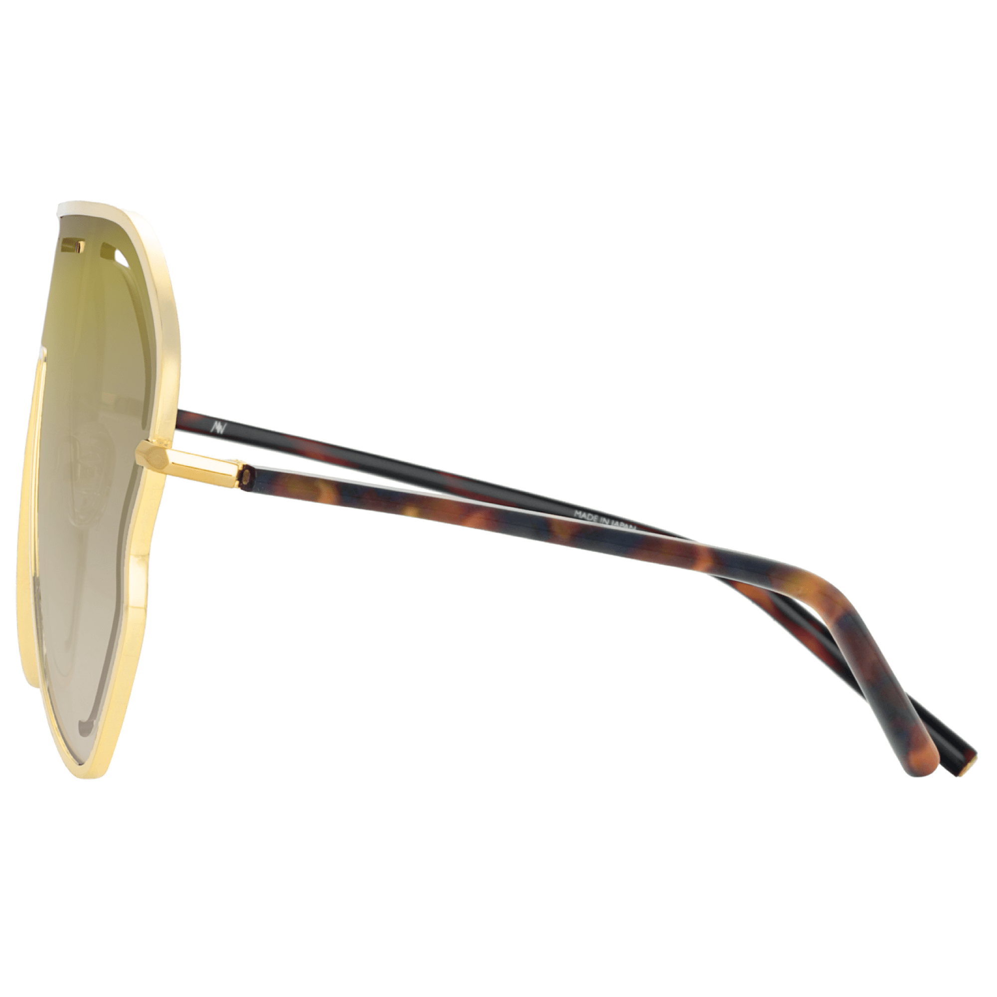 Kika Gardenia Sunglasses in Gold