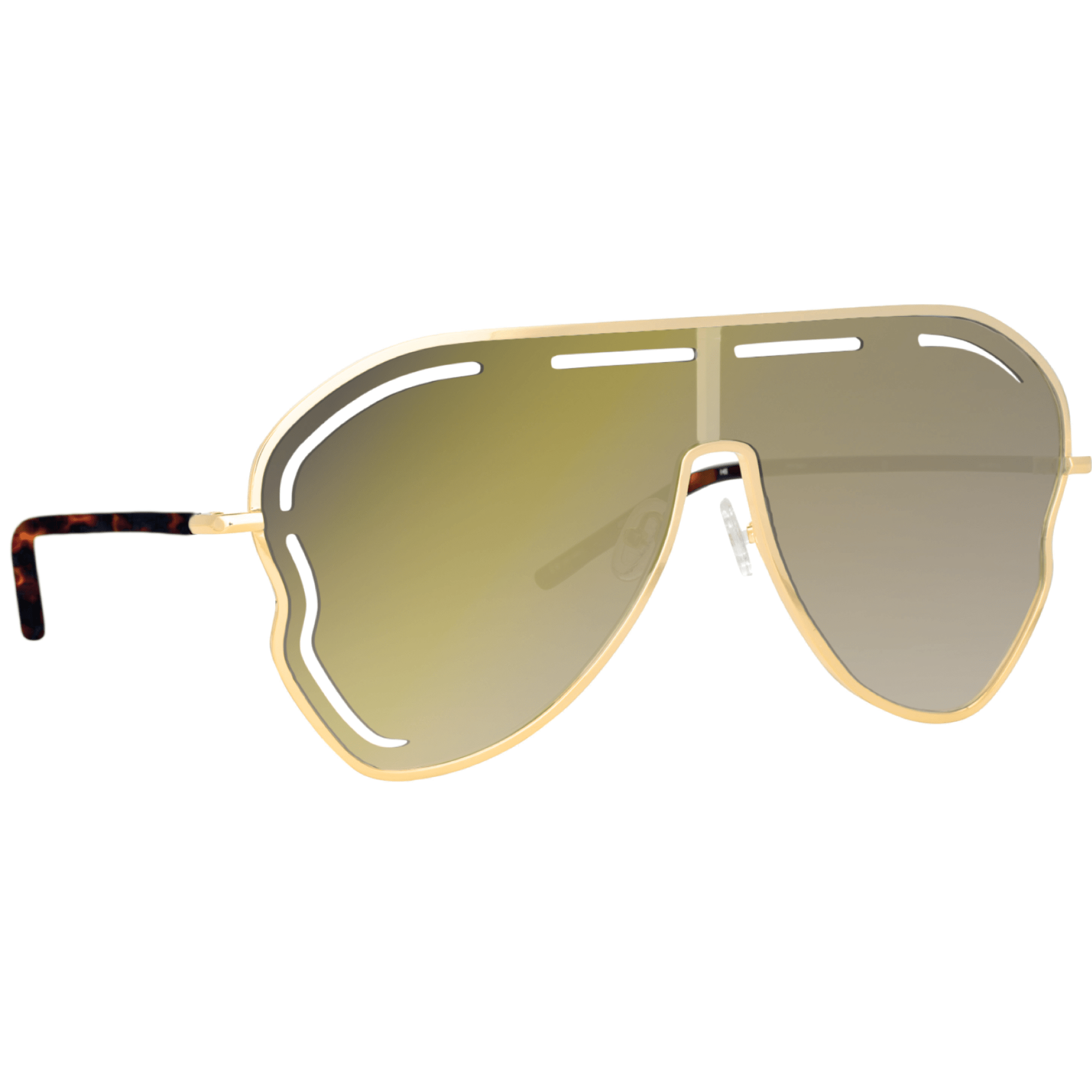 Kika Gardenia Sunglasses in Gold