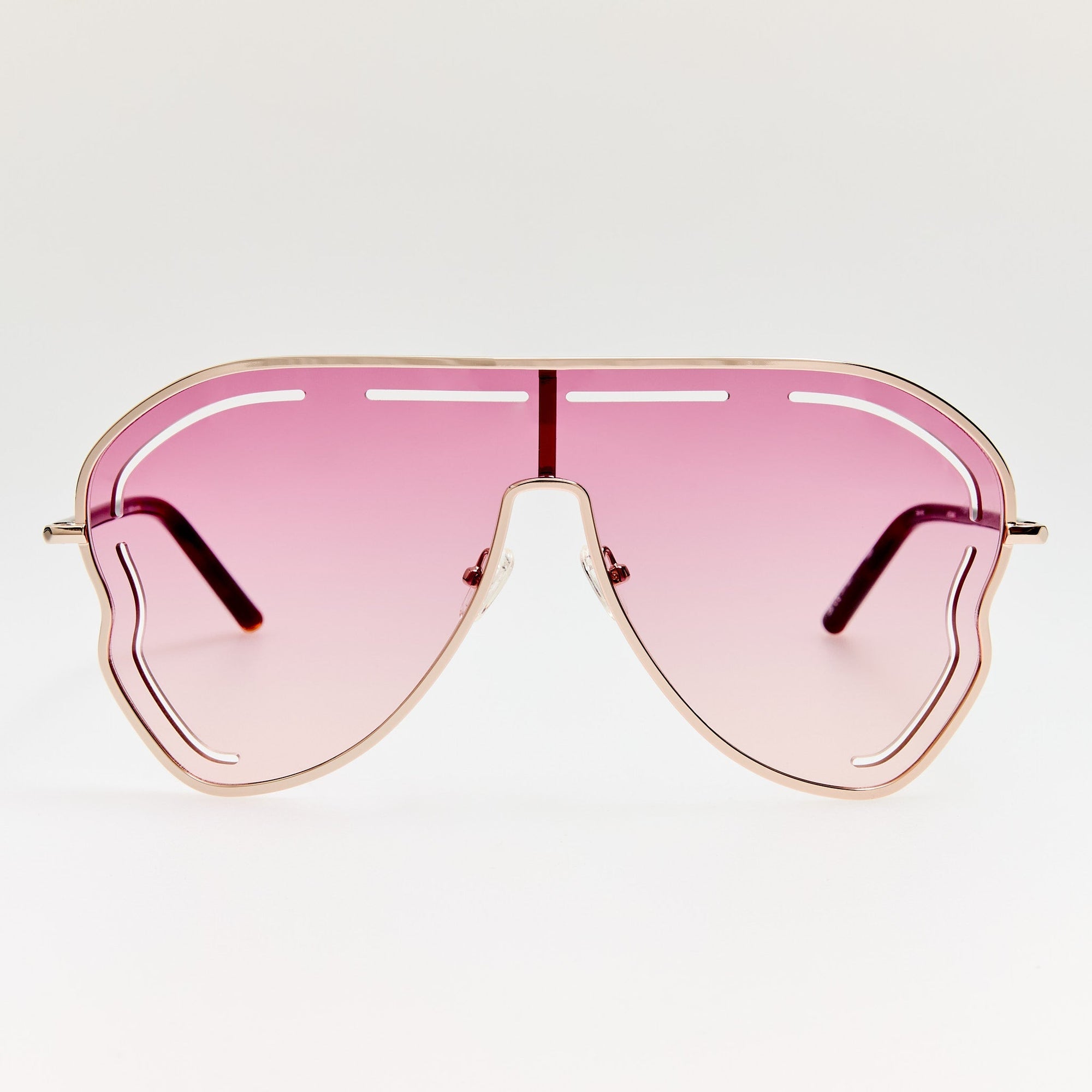 Kika Gardenia Sunglasses in Pink Gradient and Light Gold