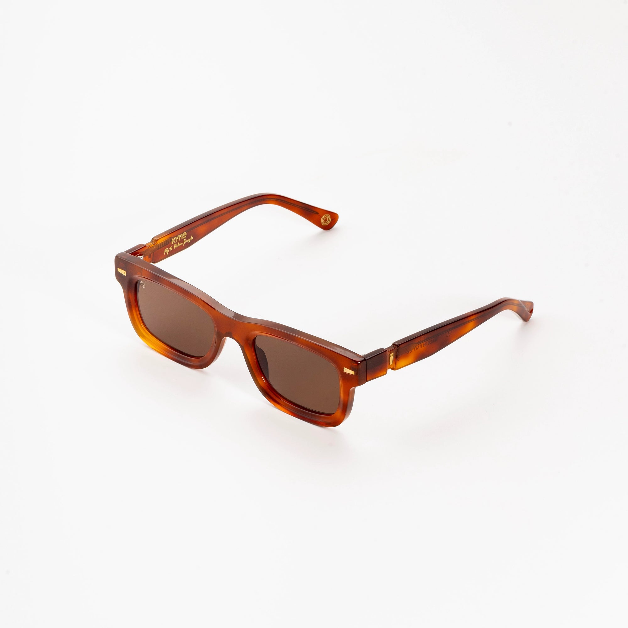 Kyme Eyewear Fly to Urban Jedi Sunglasses. Color Tobacco, Material Acetate cellulose, Size Medium