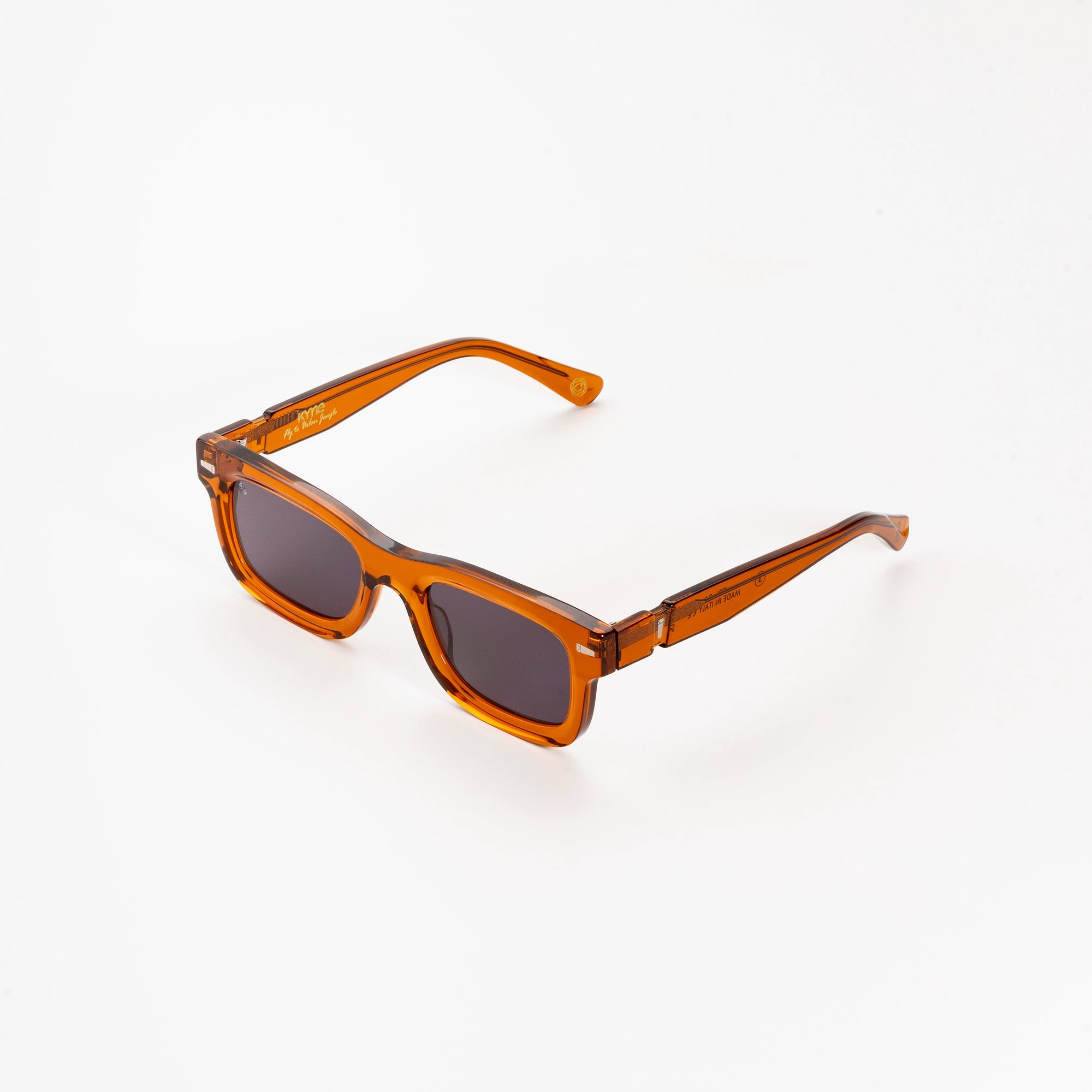 Kyme Eyewear Fly to Urban Jedi Sunglasses. Color Dark Champagne, Material Acetate cellulose, Size Medium