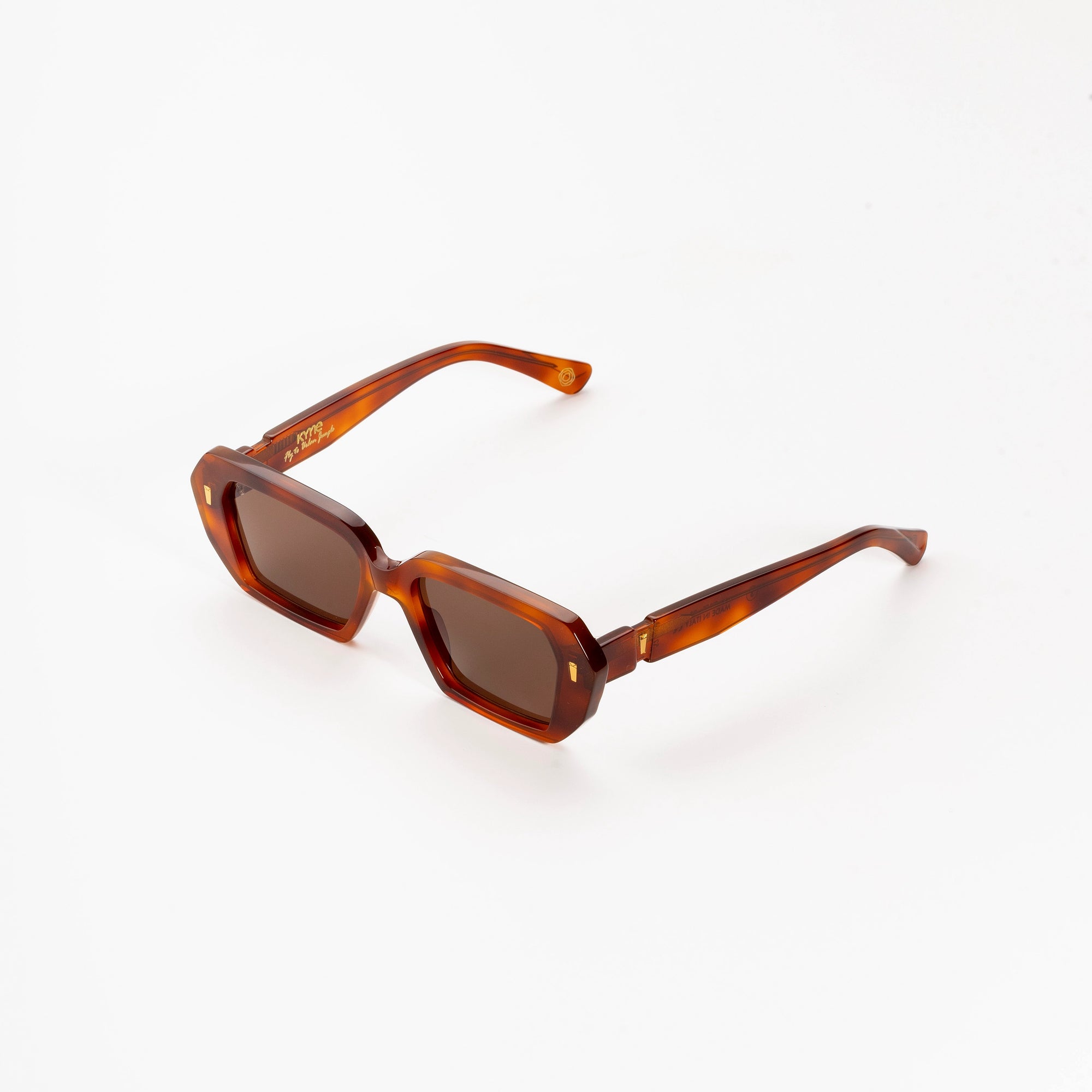 Kyme Eyewear Fly to Urban Rylee Sunglasses. Color Brown, Material Acetate cellulose, Size Medium