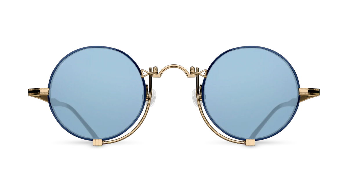 M10601H | Brushed Gold – Navy