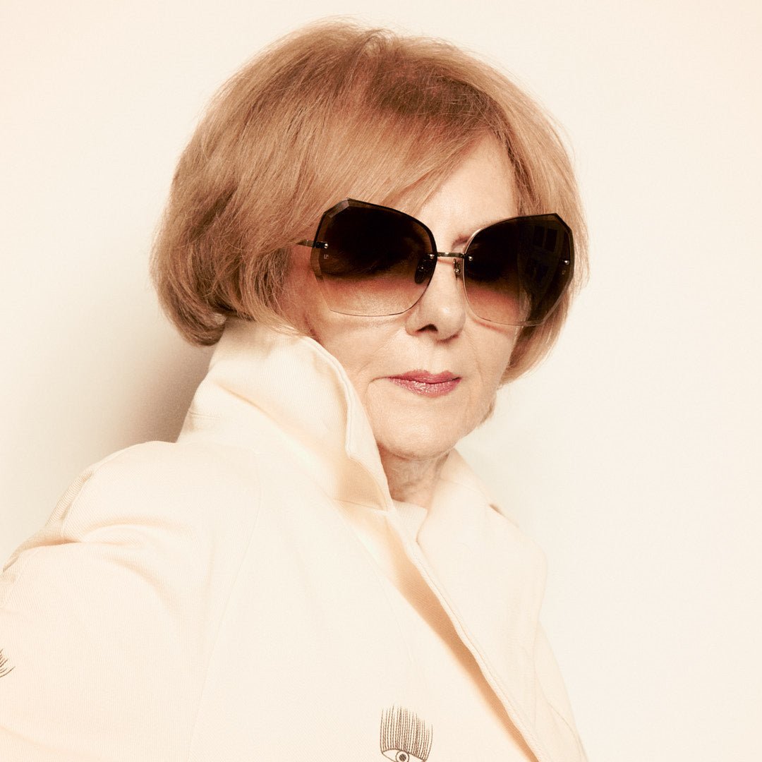 Lila Sunglasses in 22K Gold and Mocha