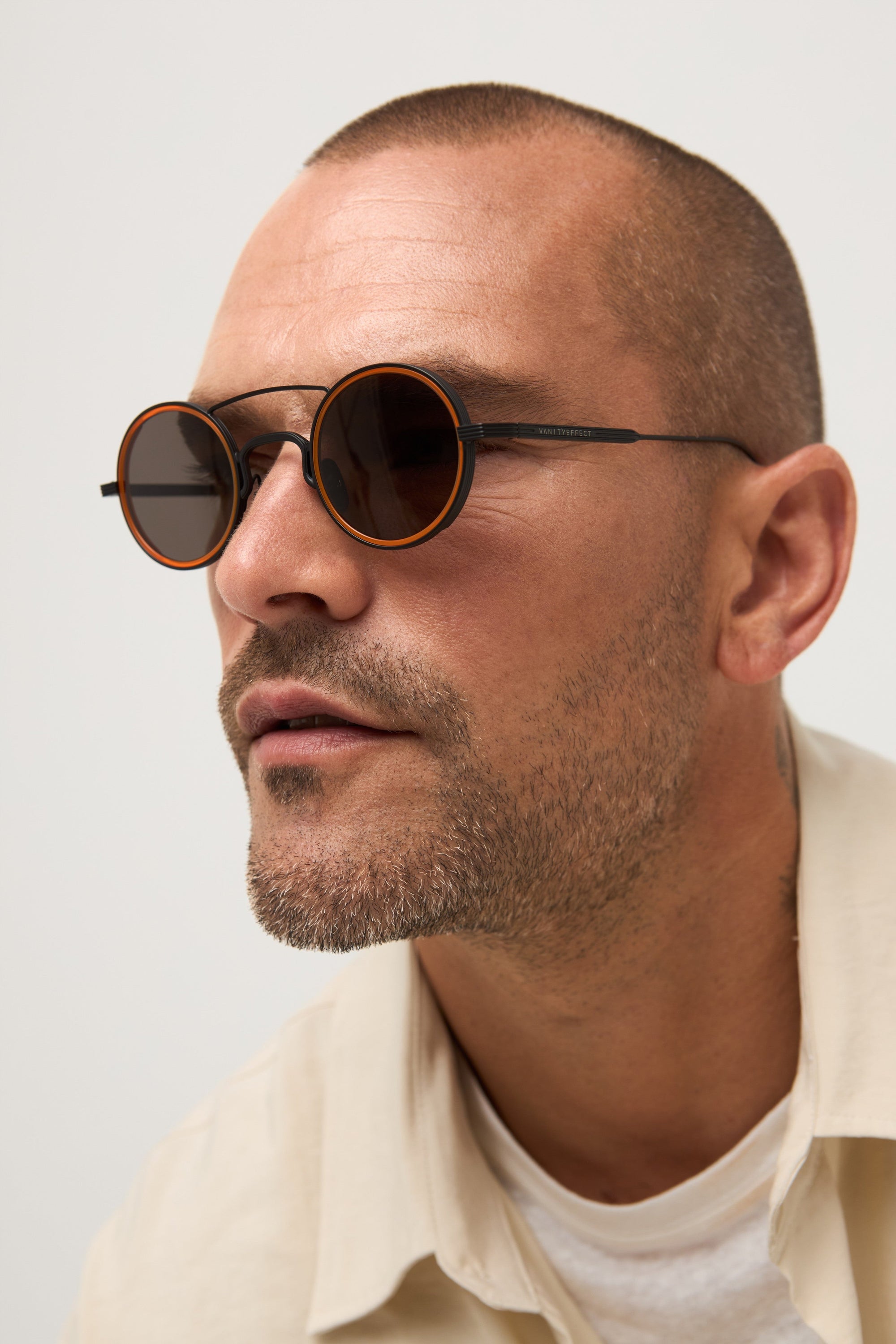 Lucas-2 - Matte Black / Orange