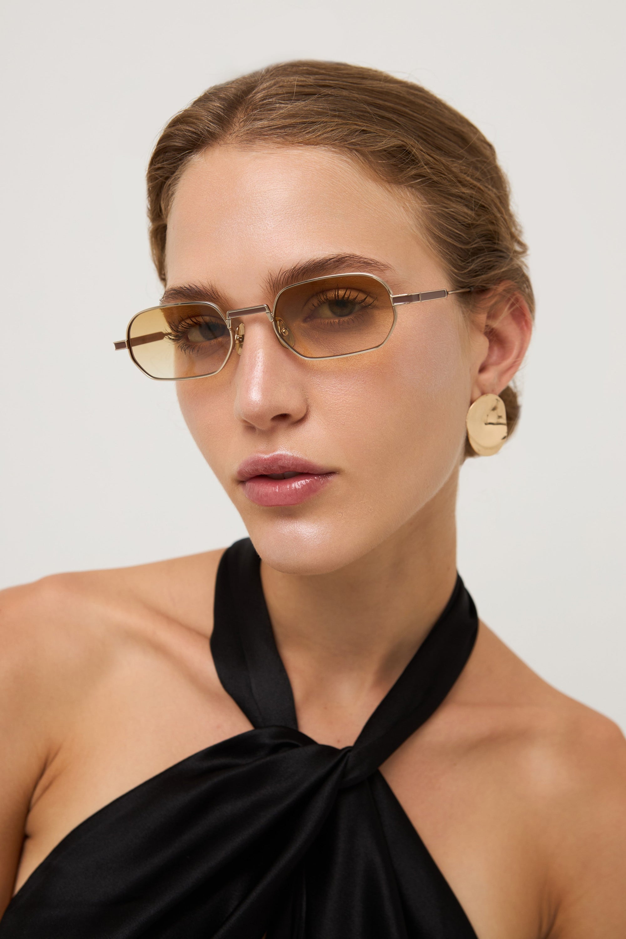 Lucca - Shiny Light Gold / Brown