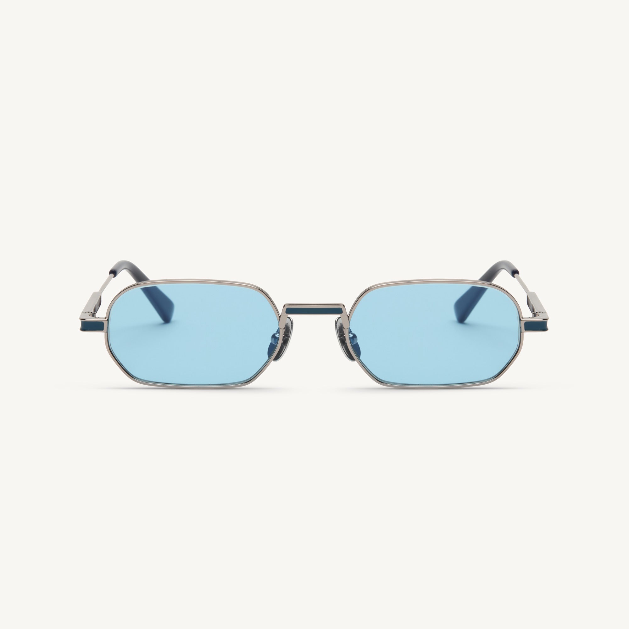 Lucca - Shiny Silver / Navy