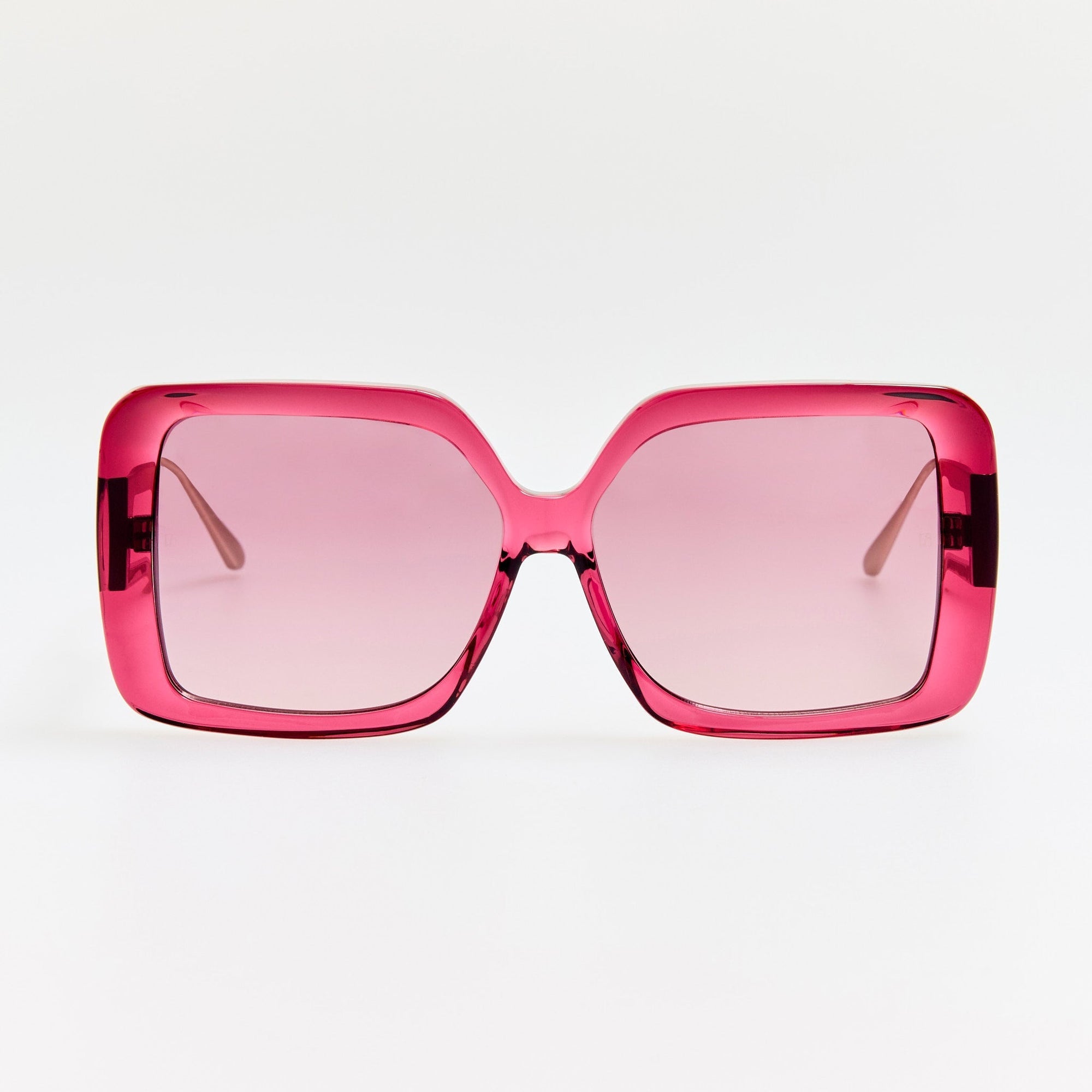 Macy Vista Temple Sunglasses in Wine