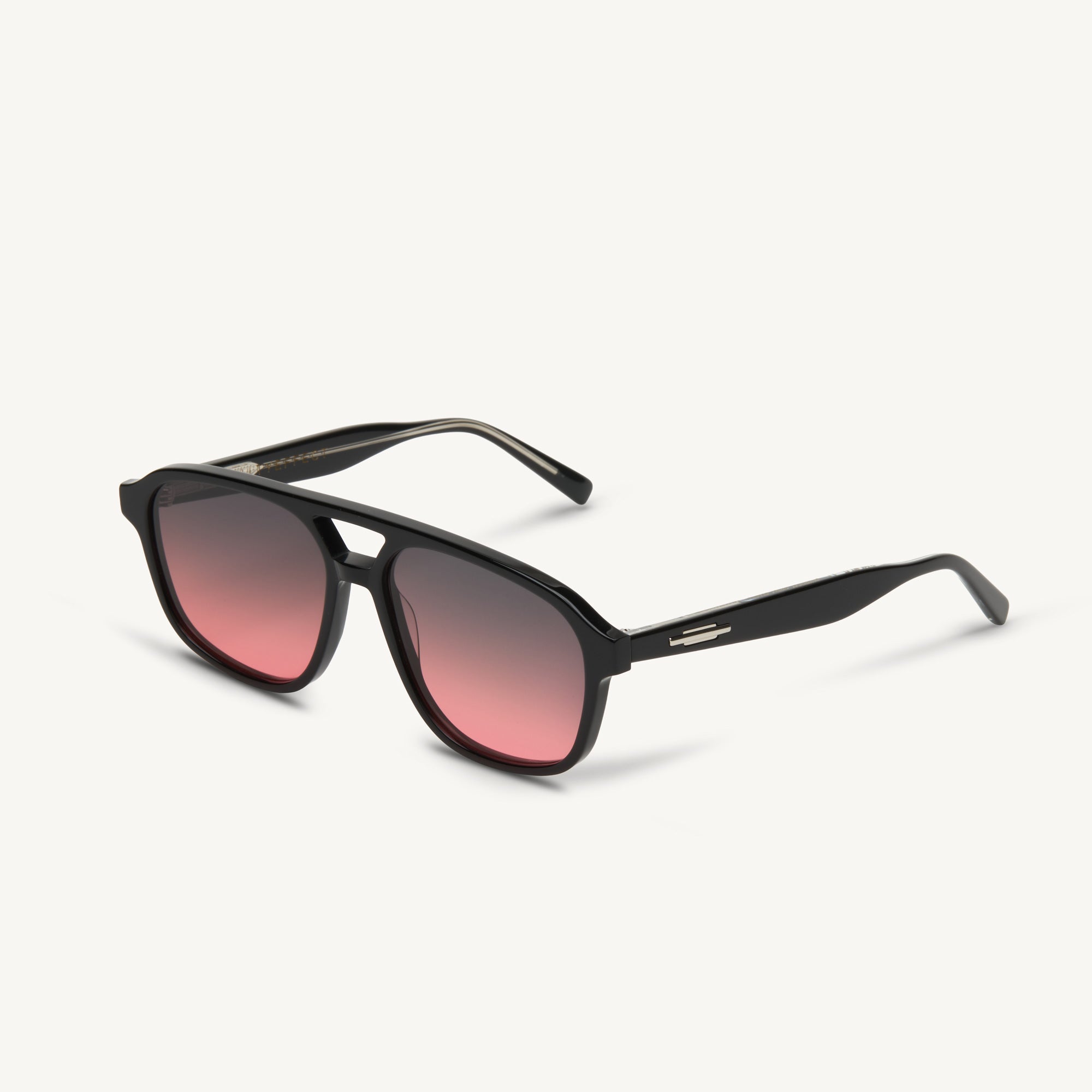 Magnus - Black - 58 Grey Red Gradient