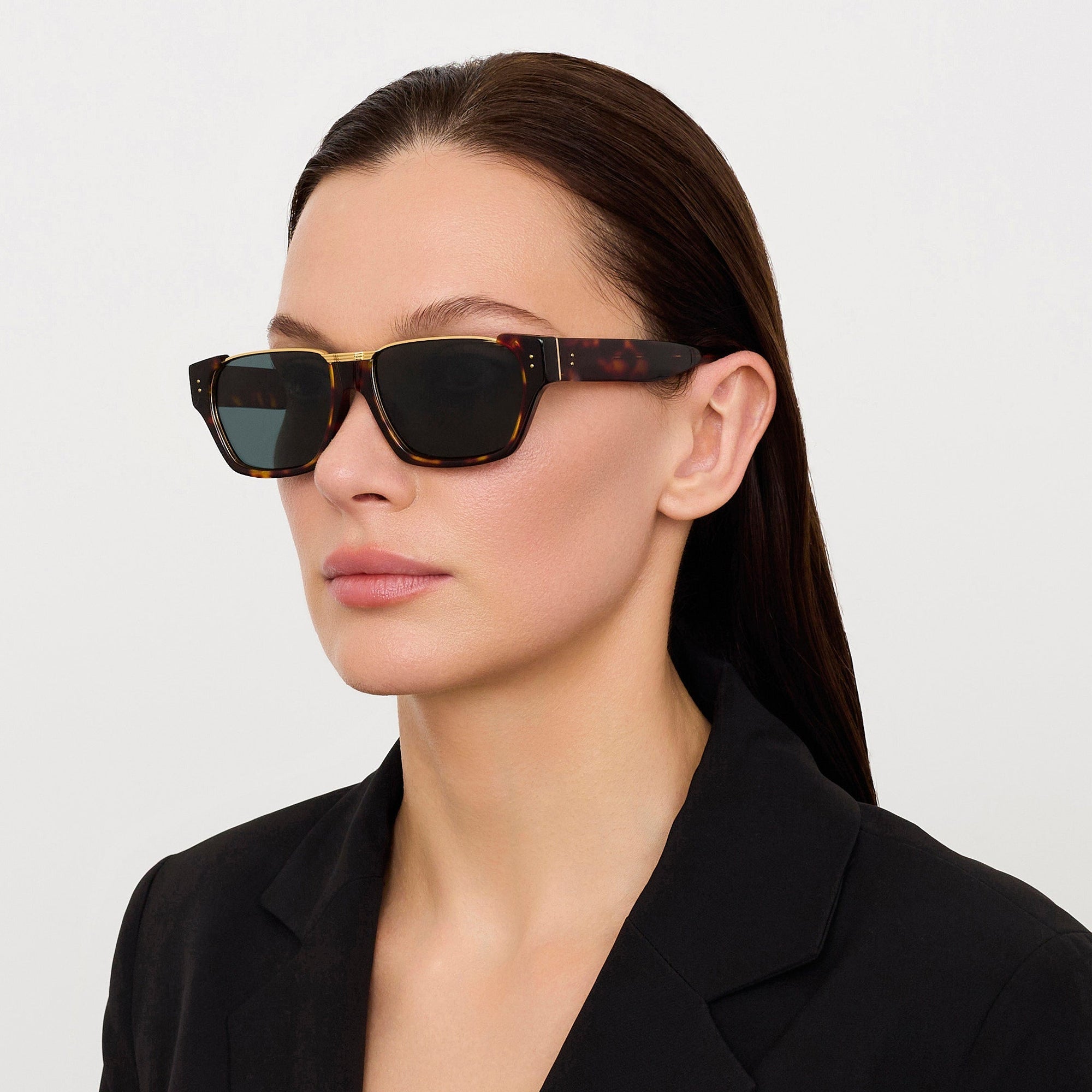 Marcel Sunglasses in Dark Tortoiseshell