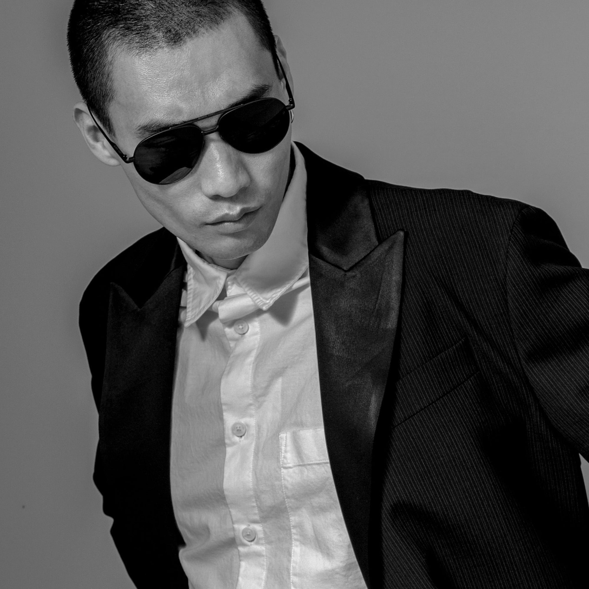 Marcelo Sunglasses in Matt Black Nickel