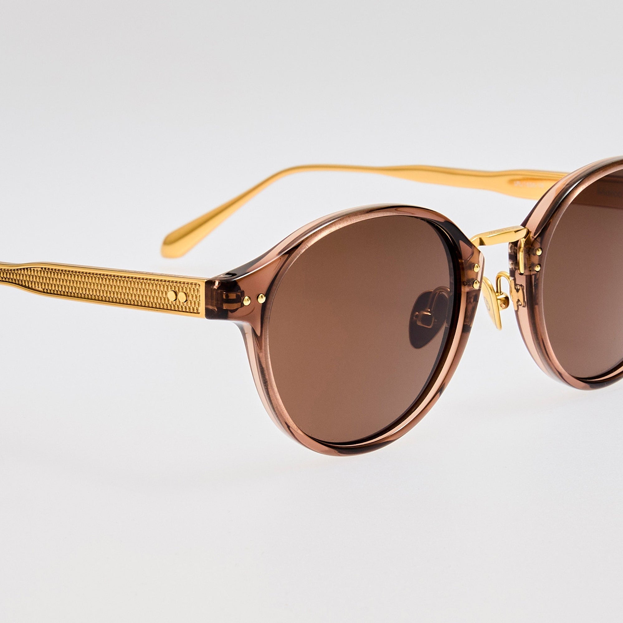 Marco Sunglasses in 22K Gold and Brown