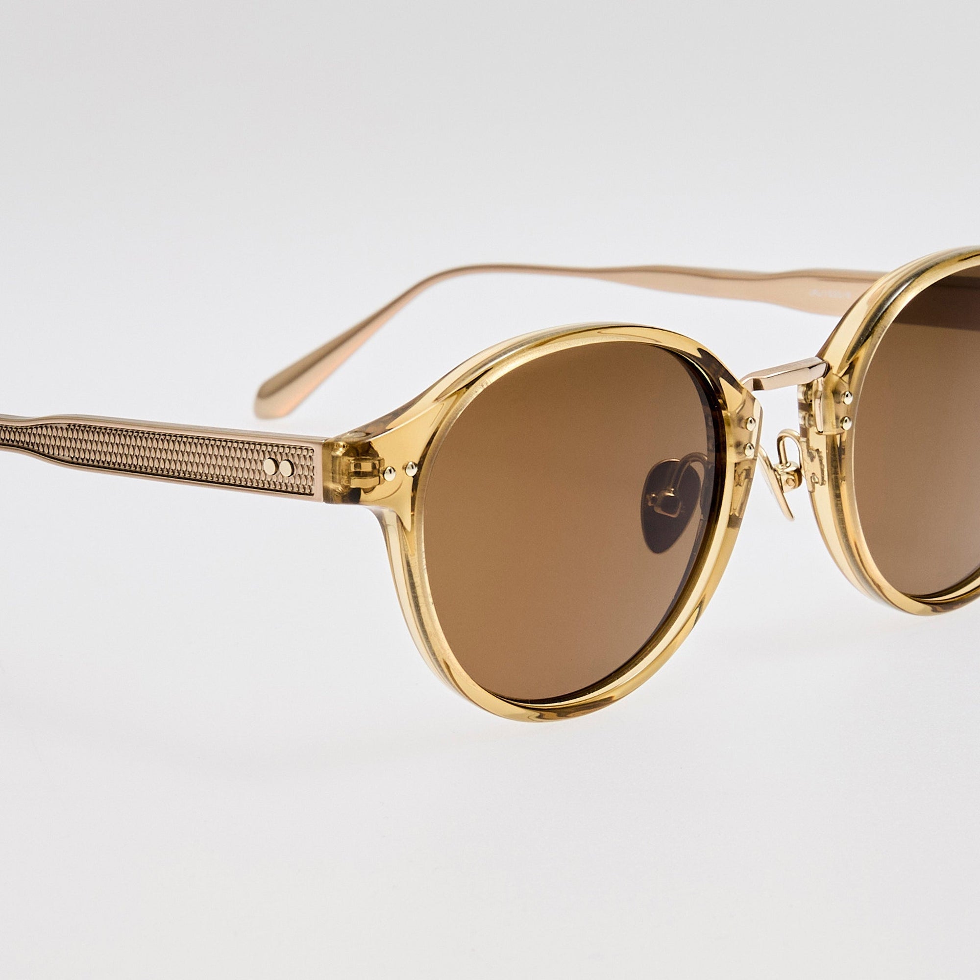 Marco Sunglasses in Khaki and 22K Gold