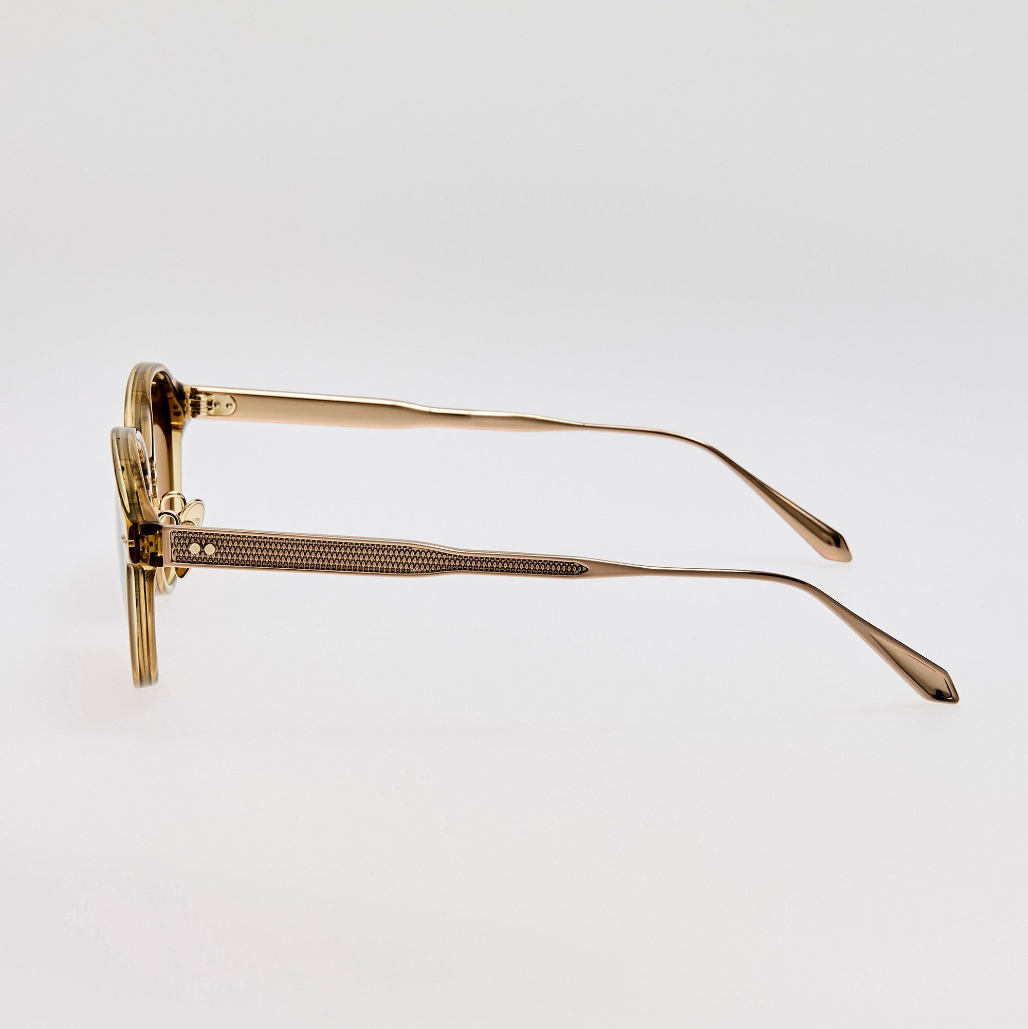 Marco Sunglasses in Khaki and 22K Gold