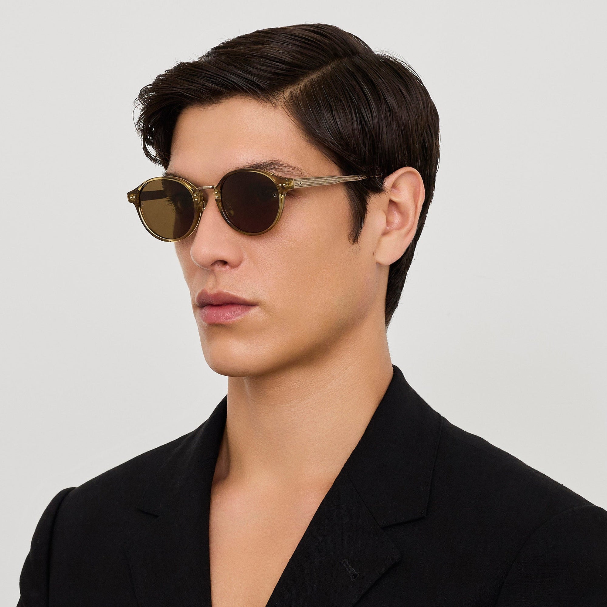 Marco Sunglasses in Khaki and 22K Gold