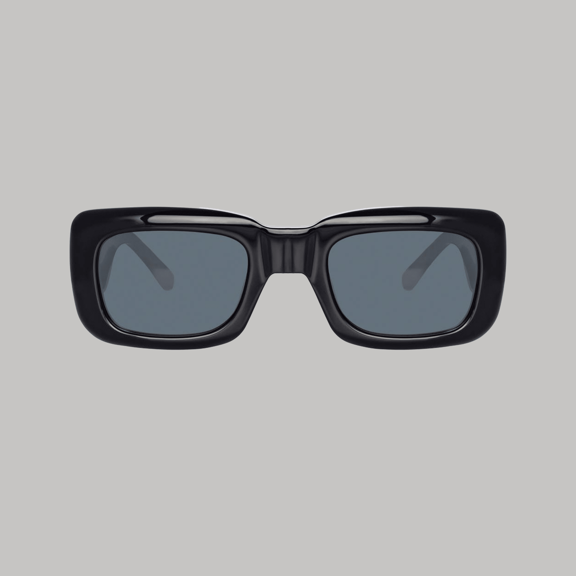 Marfa Rectangular Sunglasses in Black