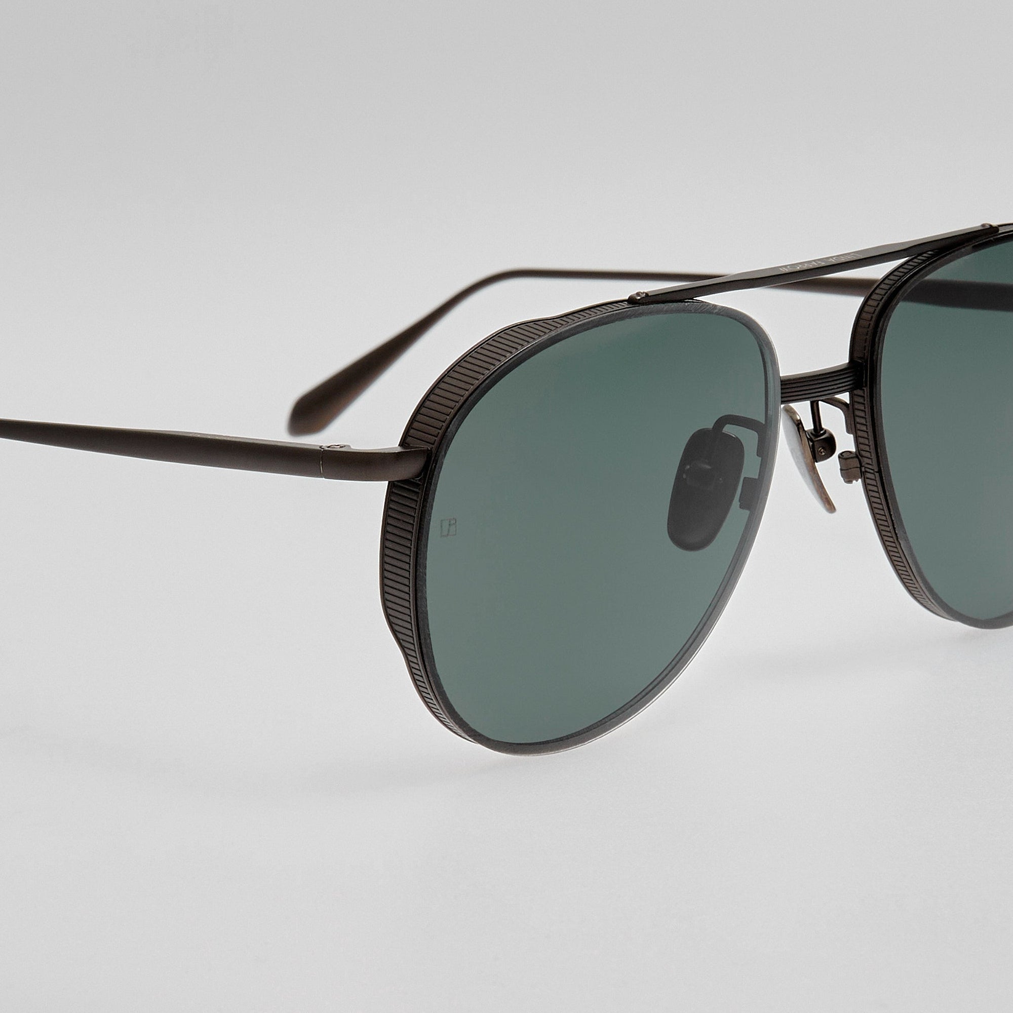 Meret Sunglasses in Matt Black Nickel