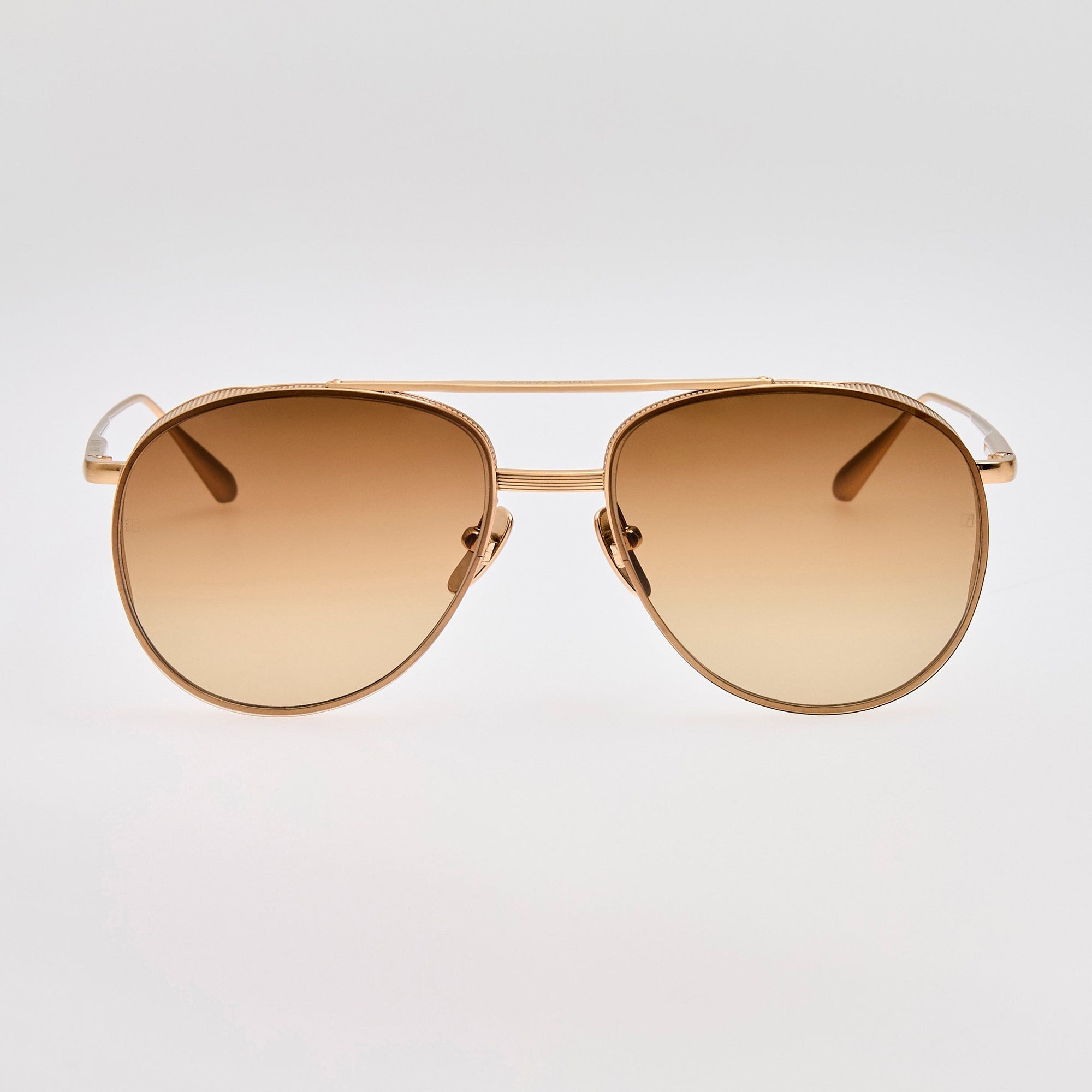 Meret Sunglasses in Matt Champagne and Brown