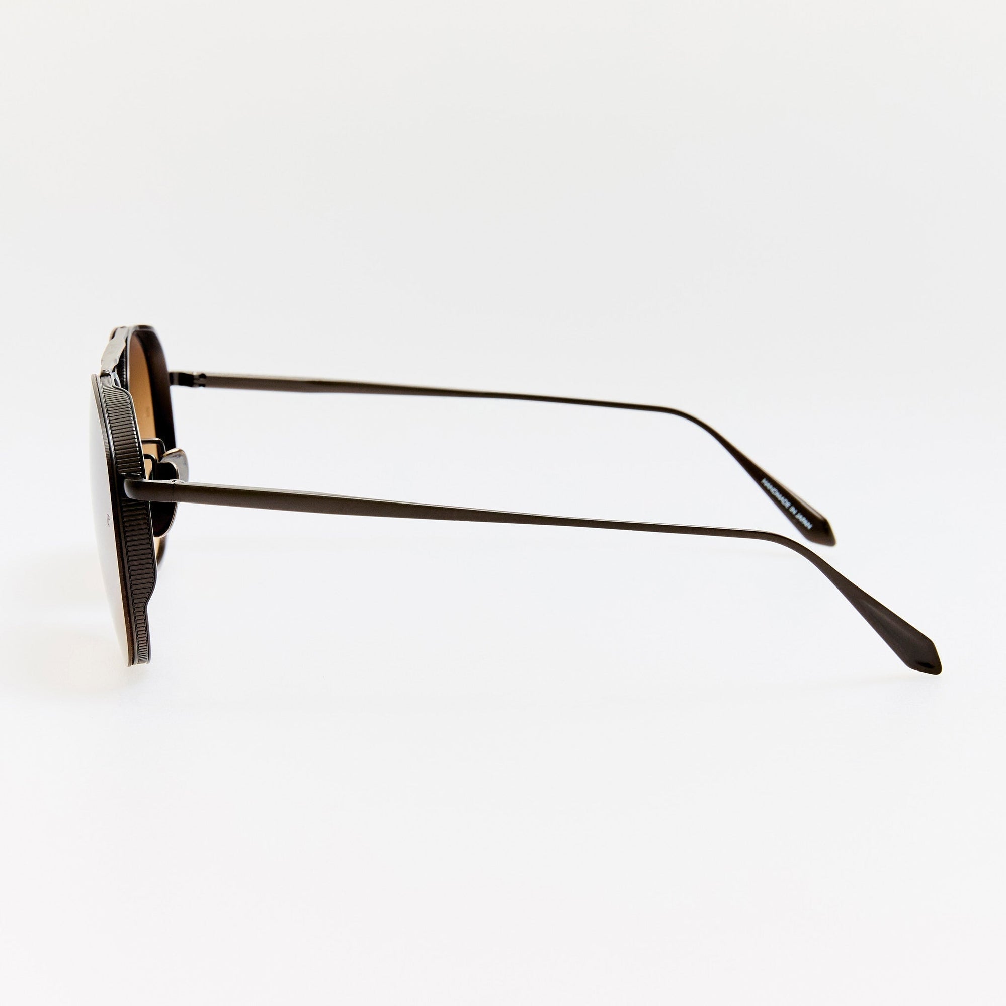 Meret Sunglasses in Matt Nickel and Mocha