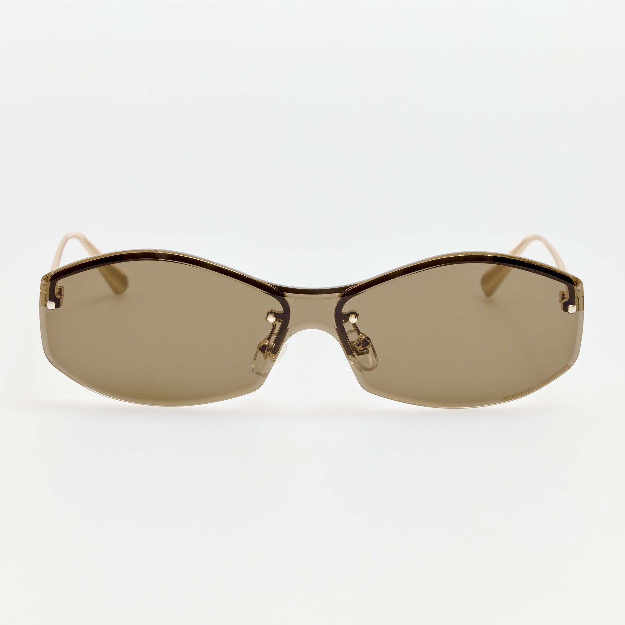 Miami Sunglasses in Gold and Brown