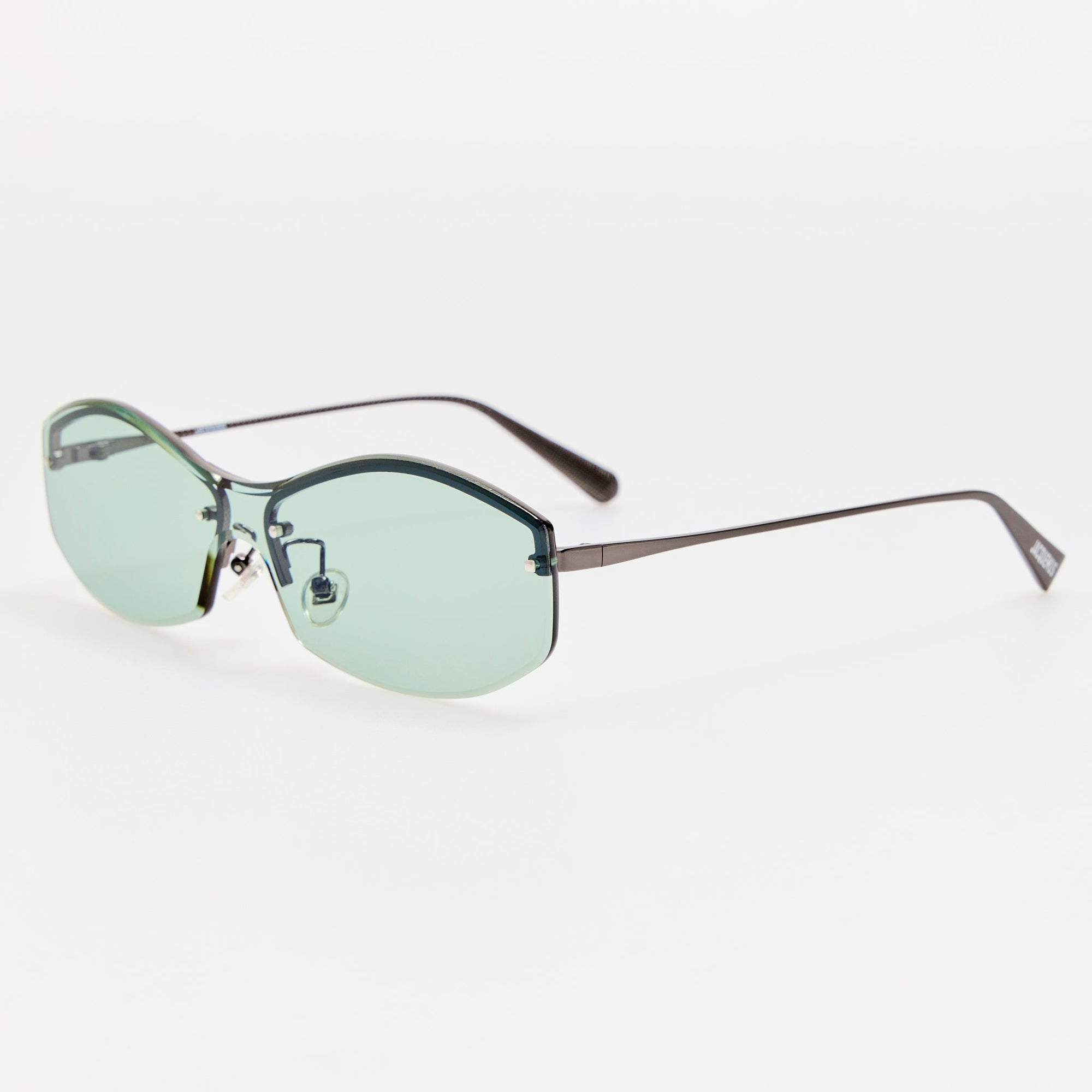 Miami Sunglasses in Nickel and Mint