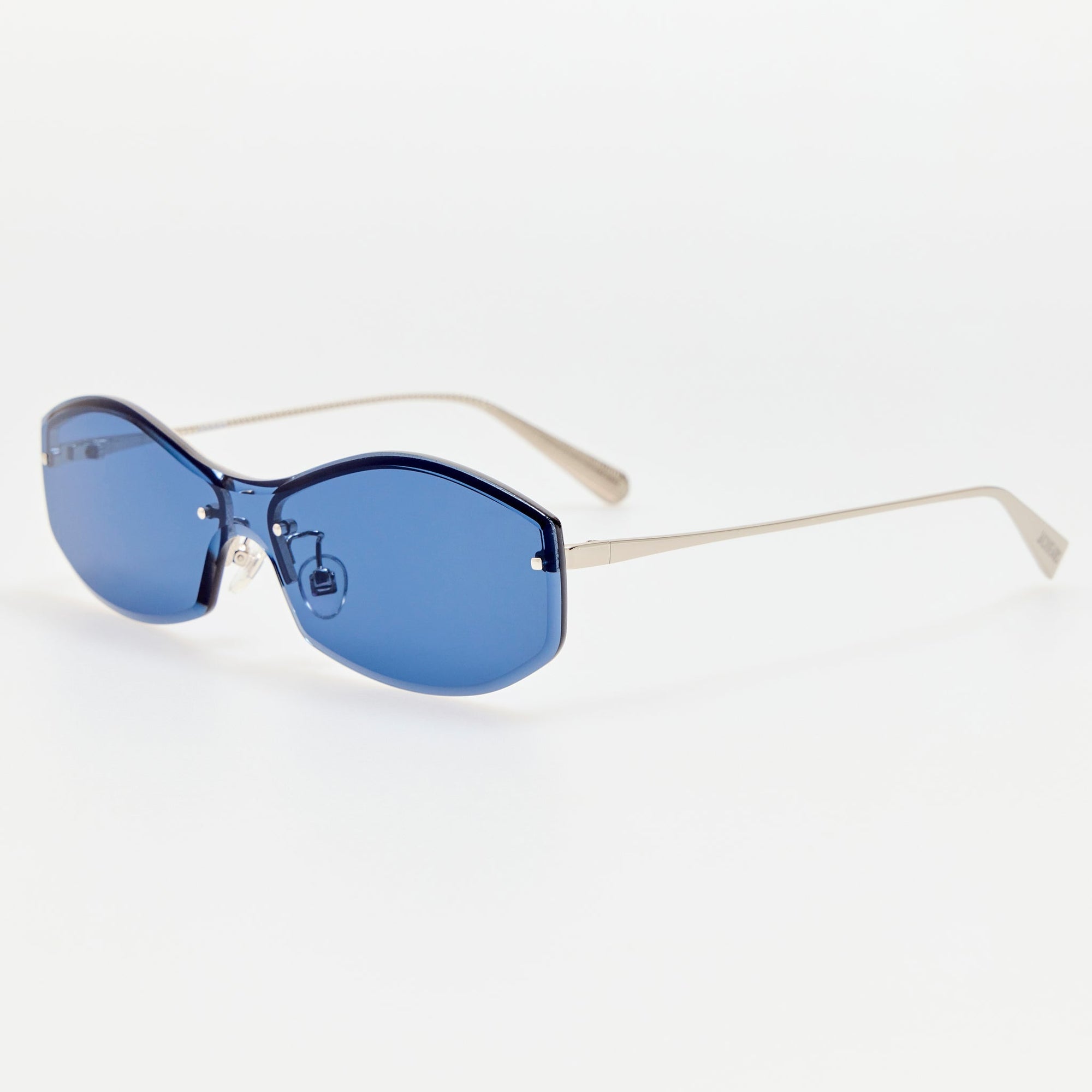 Miami Sunglasses in Silver and Blue