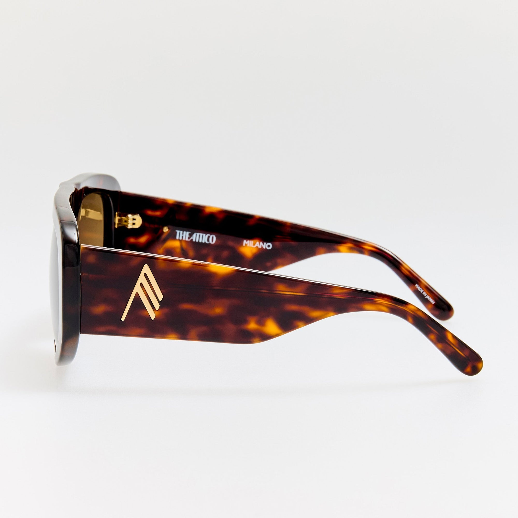 Milano Sunglasses in Tortoiseshell and Brown