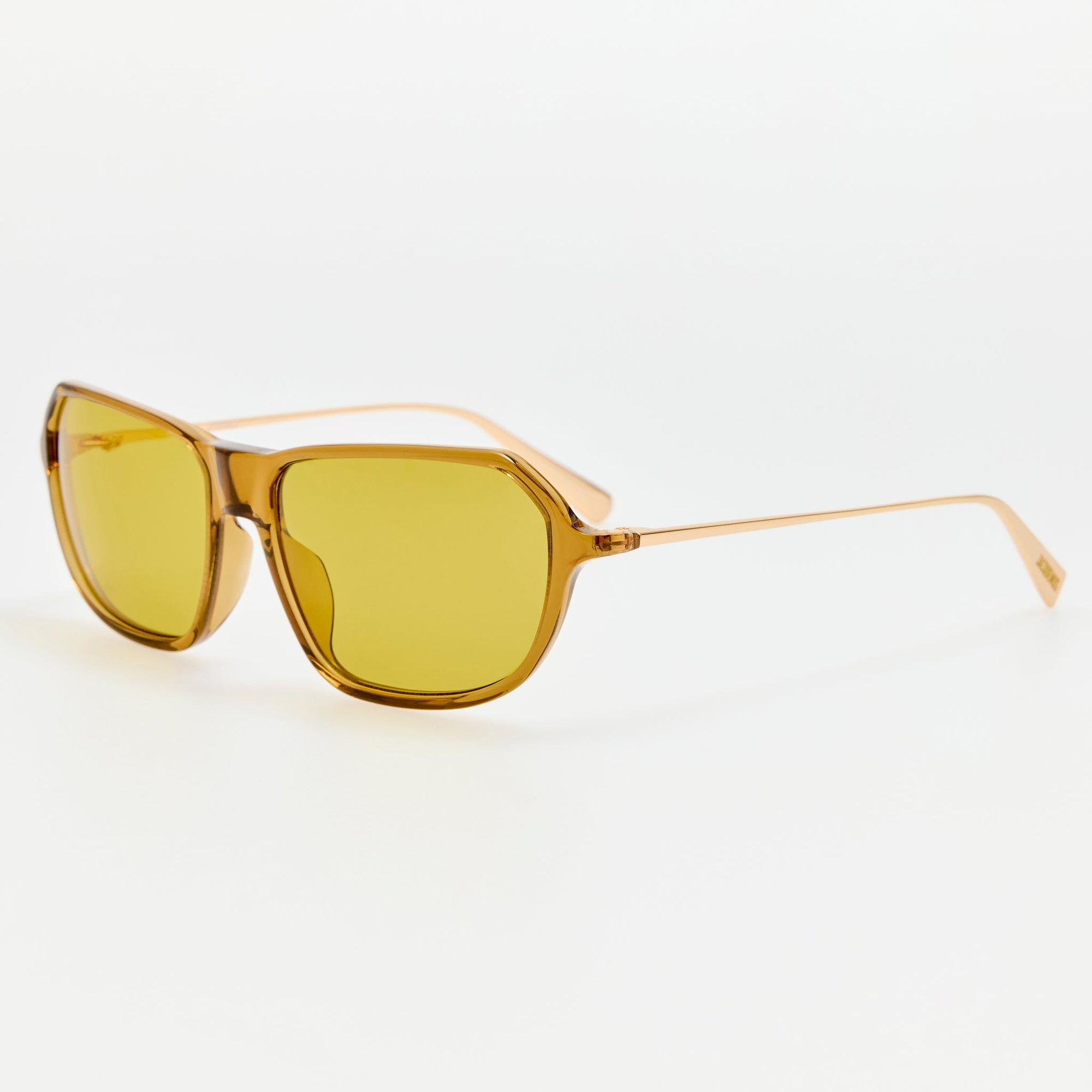 Mimosa Sunglasses in Brown and Ochre