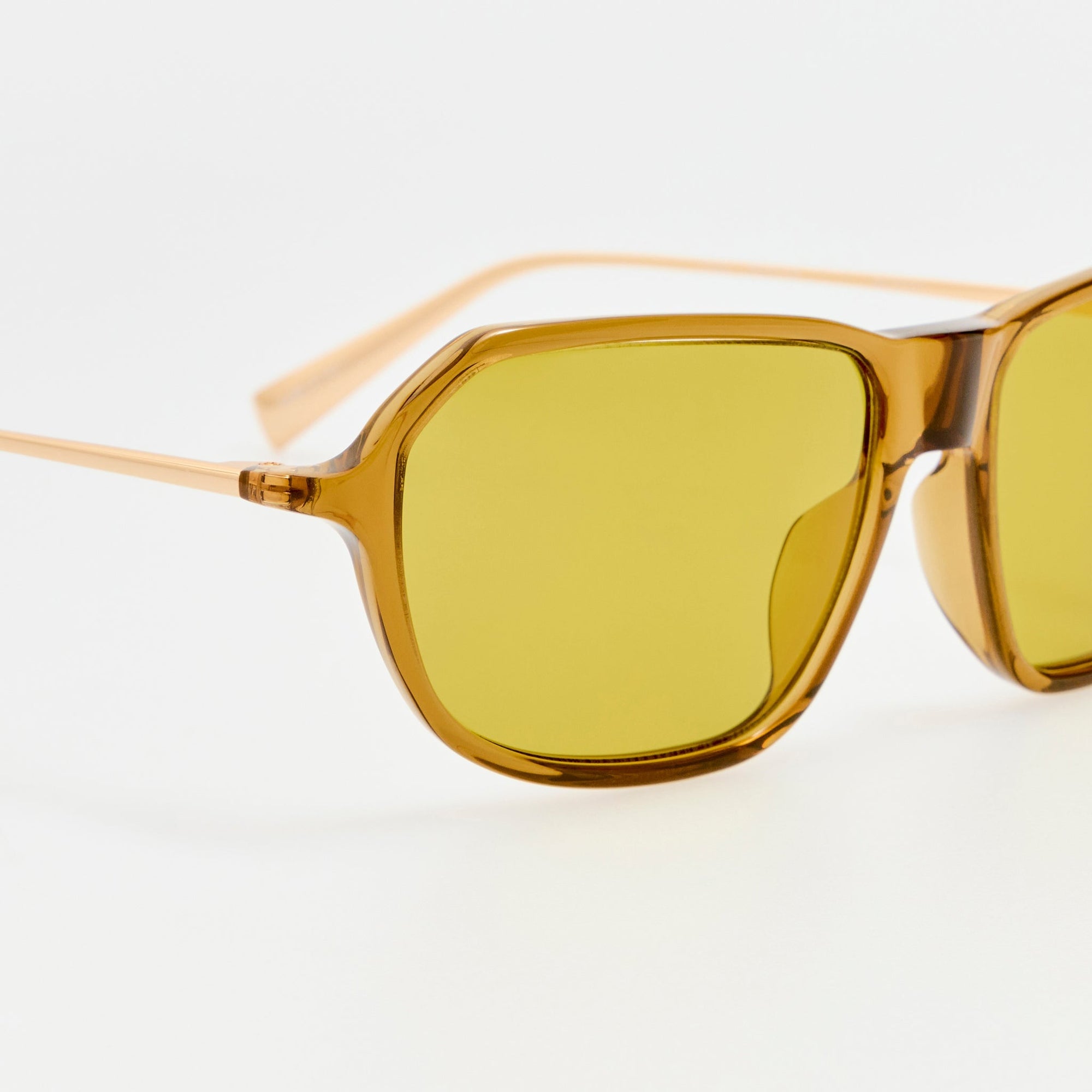 Mimosa Sunglasses in Brown and Ochre