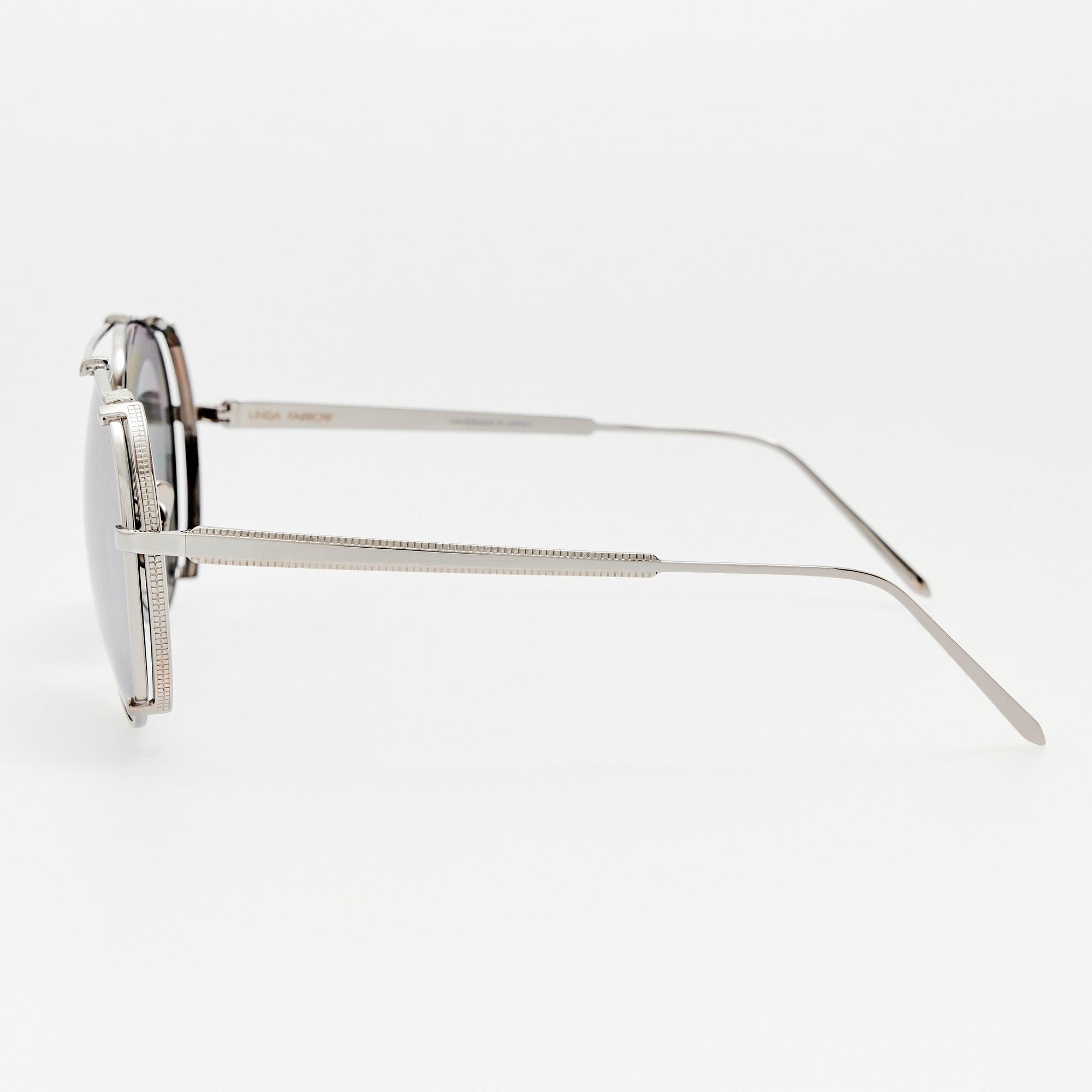 Newman Sunglasses in 22K White Gold and Platinum