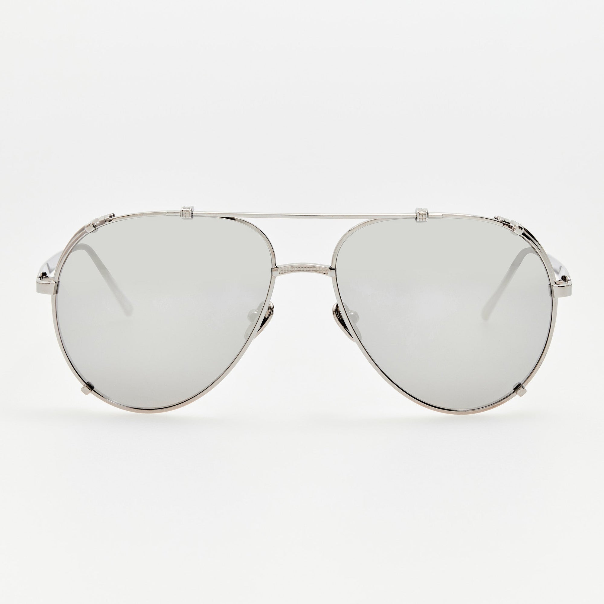Newman Sunglasses in 22K White Gold and Platinum