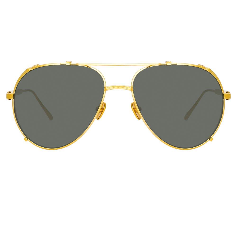 Newman Sunglasses in 22K Yellow Gold
